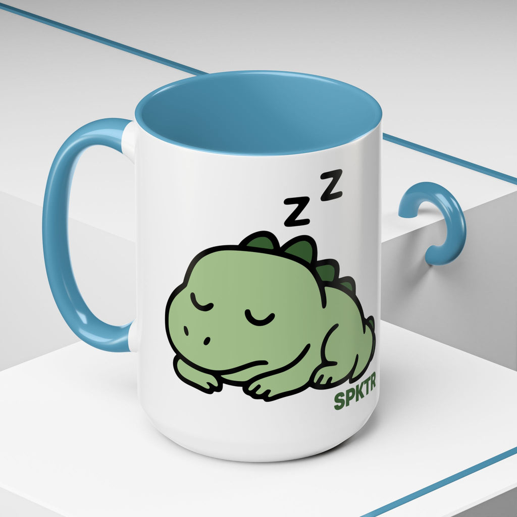 Sleepy Teeny-Rex | Accent Coffee Mug 11oz or 15oz