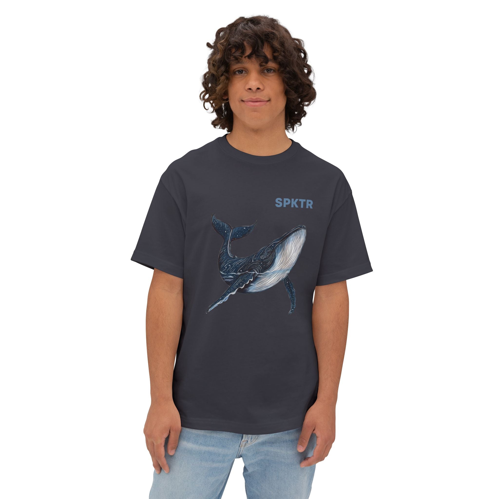 Leo the Blue Whale | SPKTR Oversized Shirt