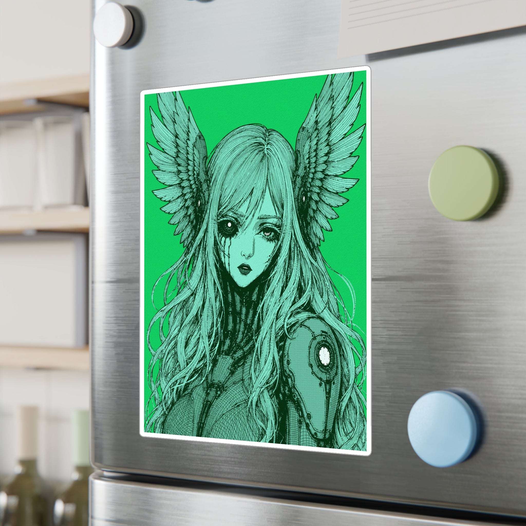 Anna Aguiar "Angel Cyborg ll" - Premium Vinyl Sticker
