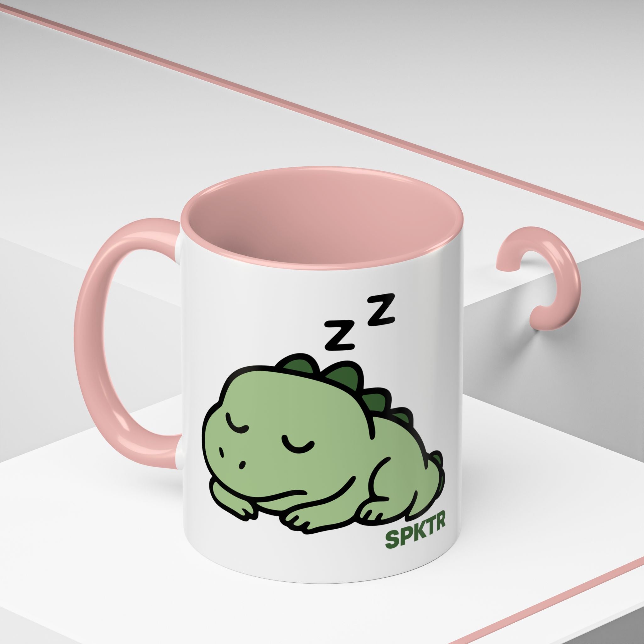 Sleepy Teeny-Rex | Accent Coffee Mug 11oz or 15oz