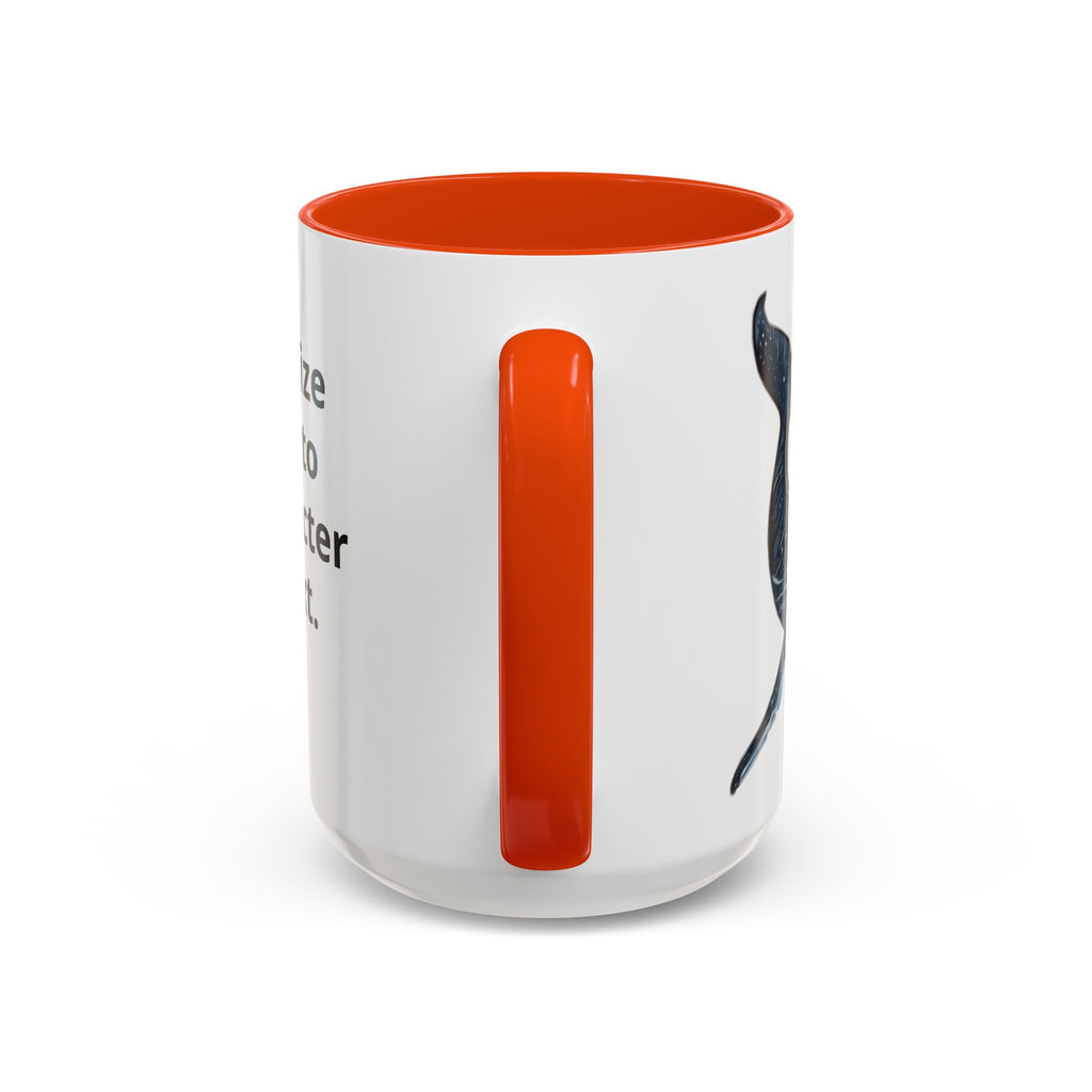 Leo the Blue Whale | Personalized Accent Coffee Mug 11oz or 15oz