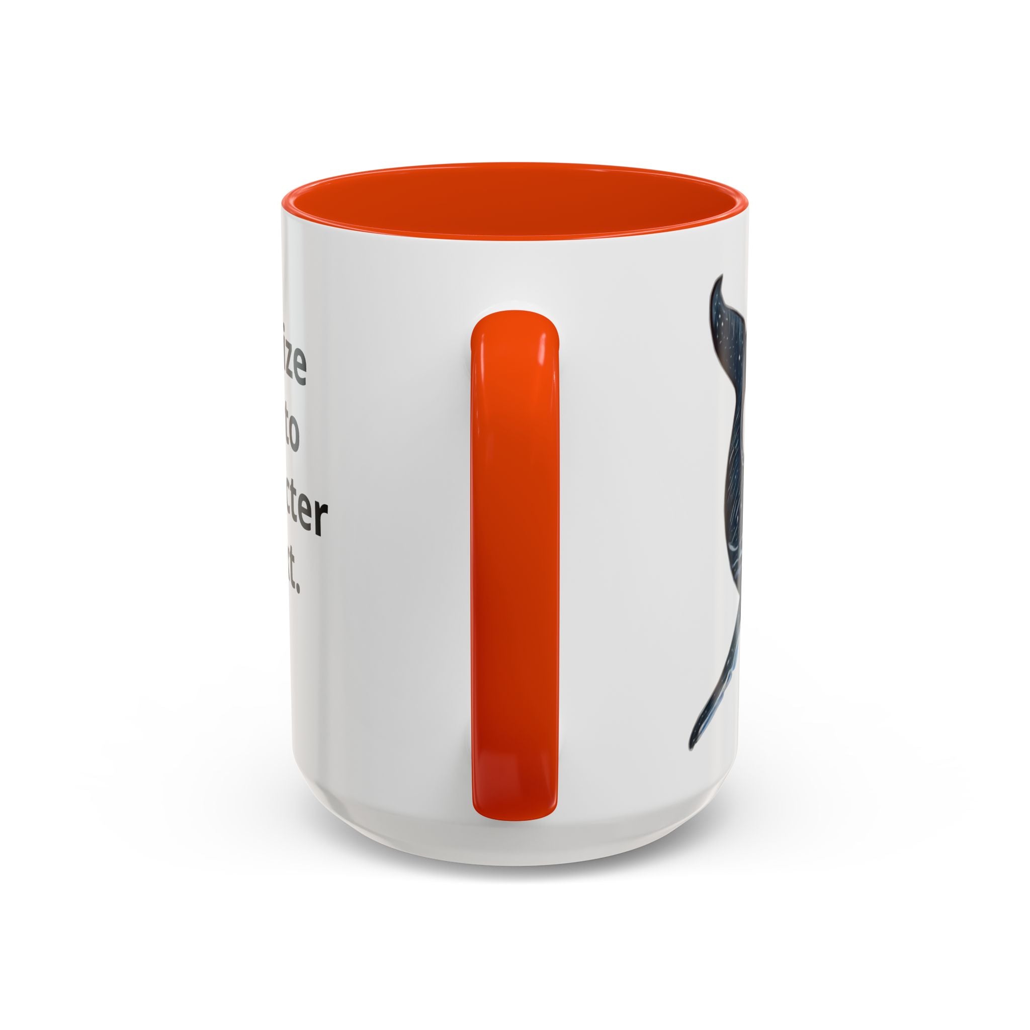 Leo the Blue Whale | Personalized Accent Coffee Mug 11oz or 15oz