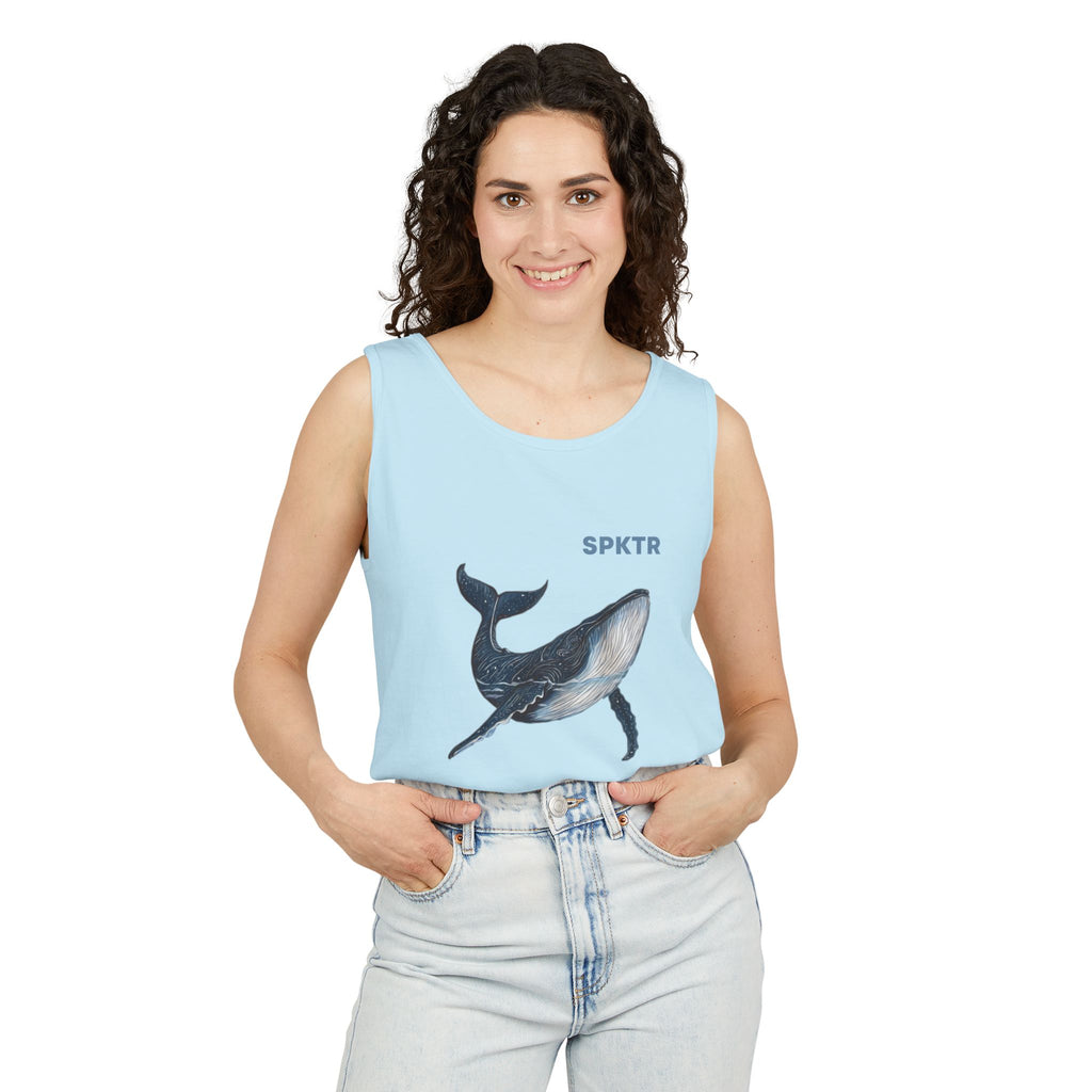 Leo the Blue Whale | SPKTR Graphic Tank Top