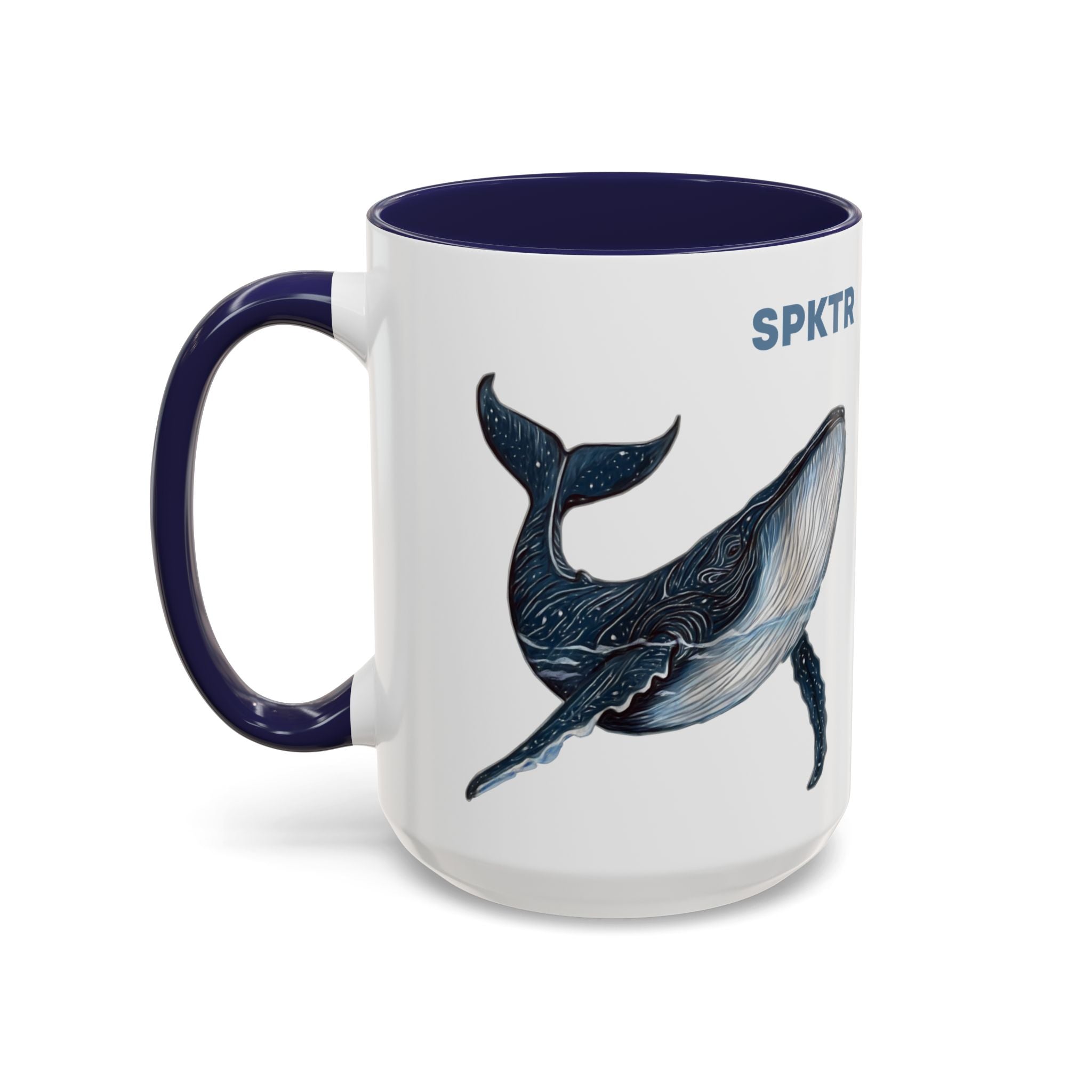 Leo the Blue Whale | Accent Coffee Mug 11oz or 15oz
