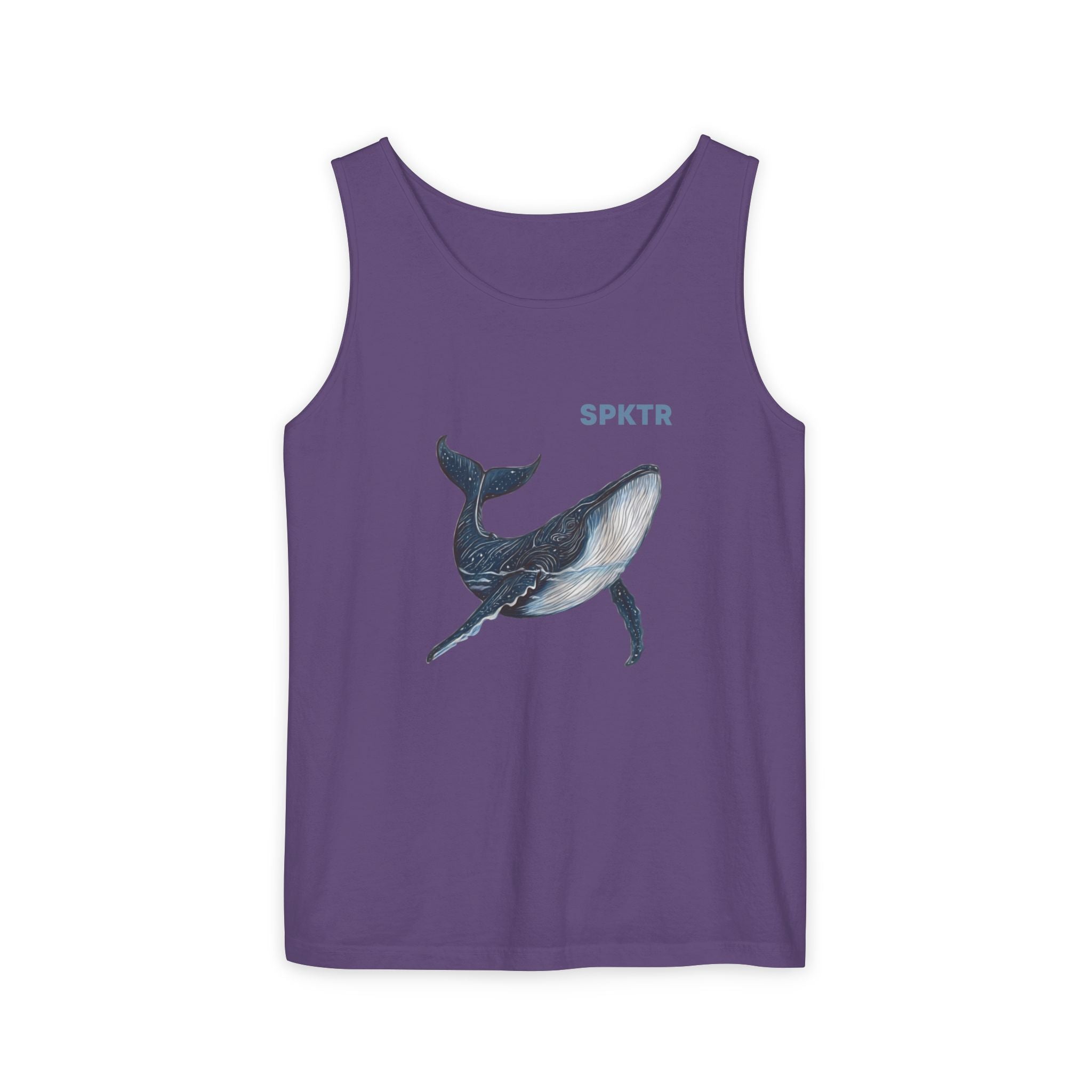 Leo the Blue Whale | SPKTR Graphic Tank Top