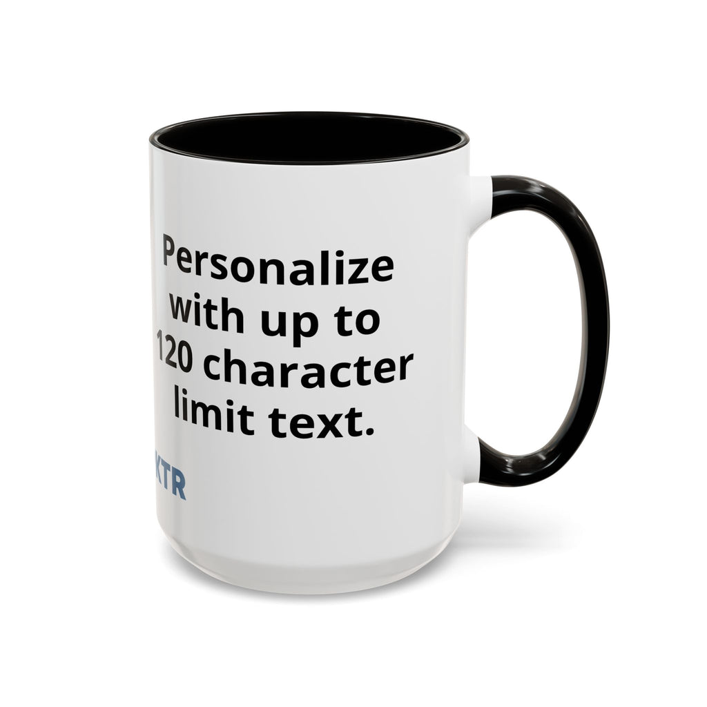 Leo the Blue Whale | Personalized Accent Coffee Mug 11oz or 15oz