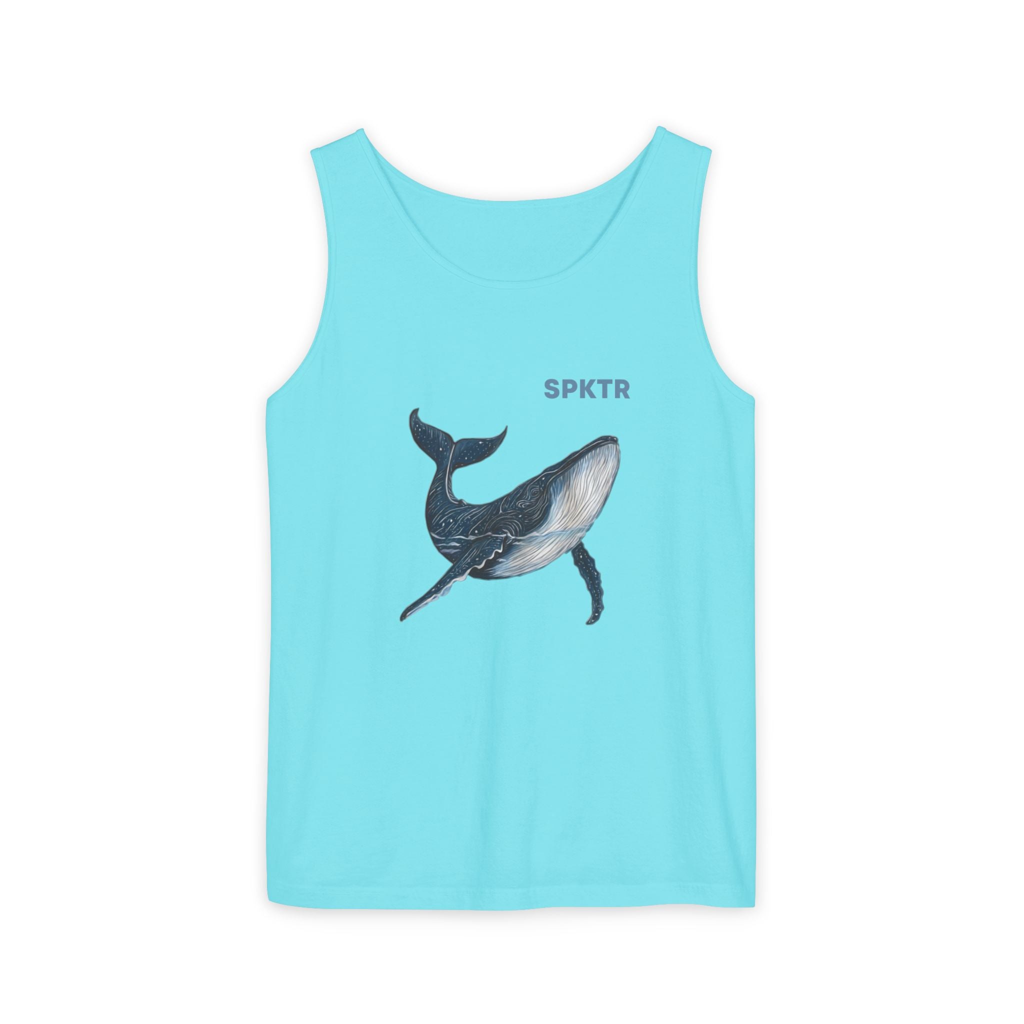 Leo the Blue Whale | SPKTR Graphic Tank Top