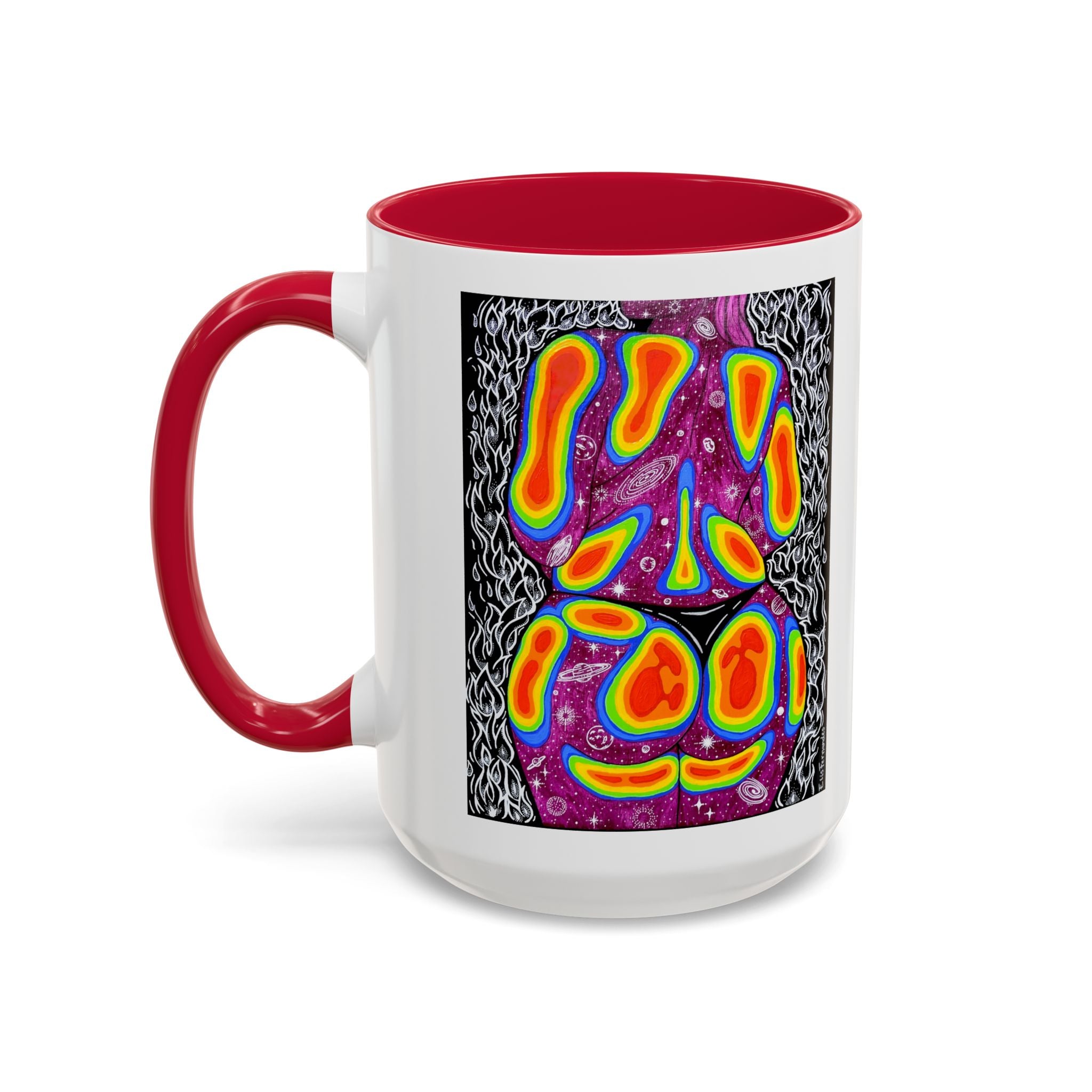 "Mulher, Um Universo" | Personalized Accent Coffee Mug 11oz or 15oz