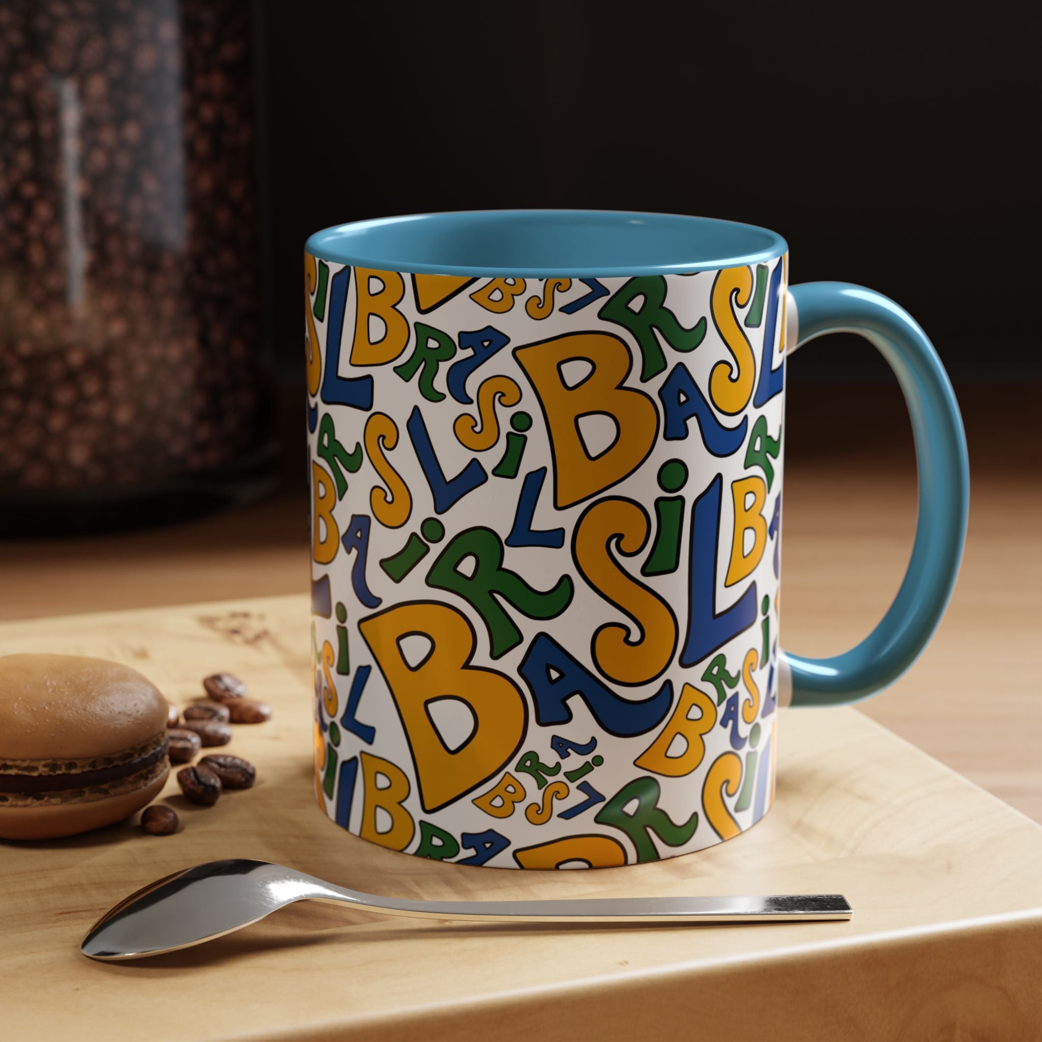 Brasil Typography | Accent Coffee Mug 11oz or 15oz