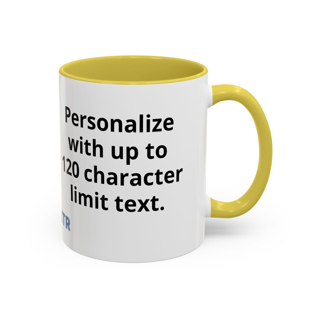 Leo the Blue Whale | Personalized Accent Coffee Mug 11oz or 15oz