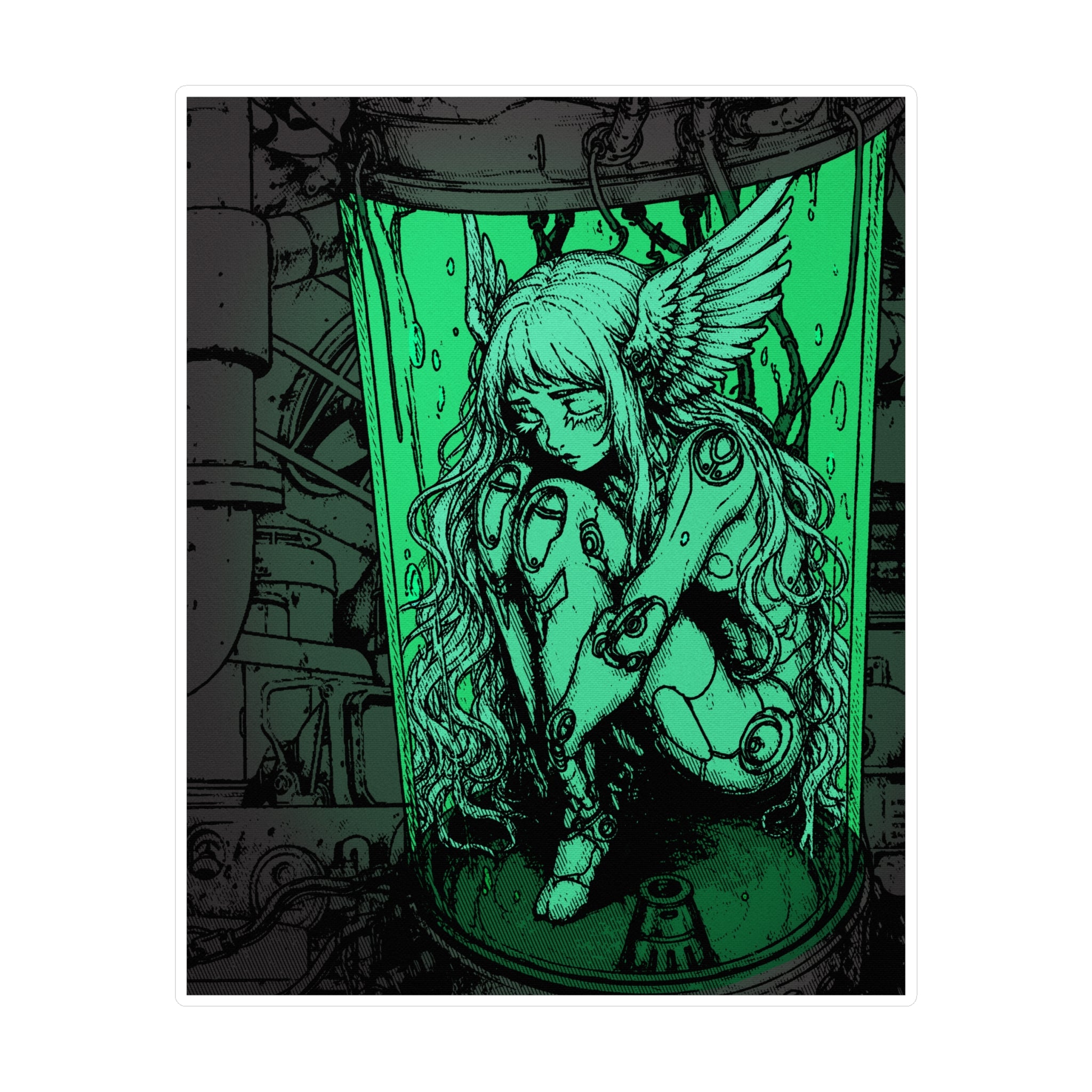 Anna Aguiar "Angel Cyborg l" - Premium Vinyl Sticker