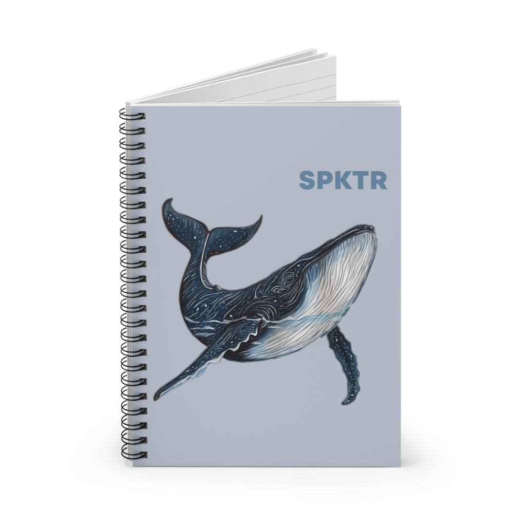 Leo the Blue Whale | SPKTR Spiral Notebook