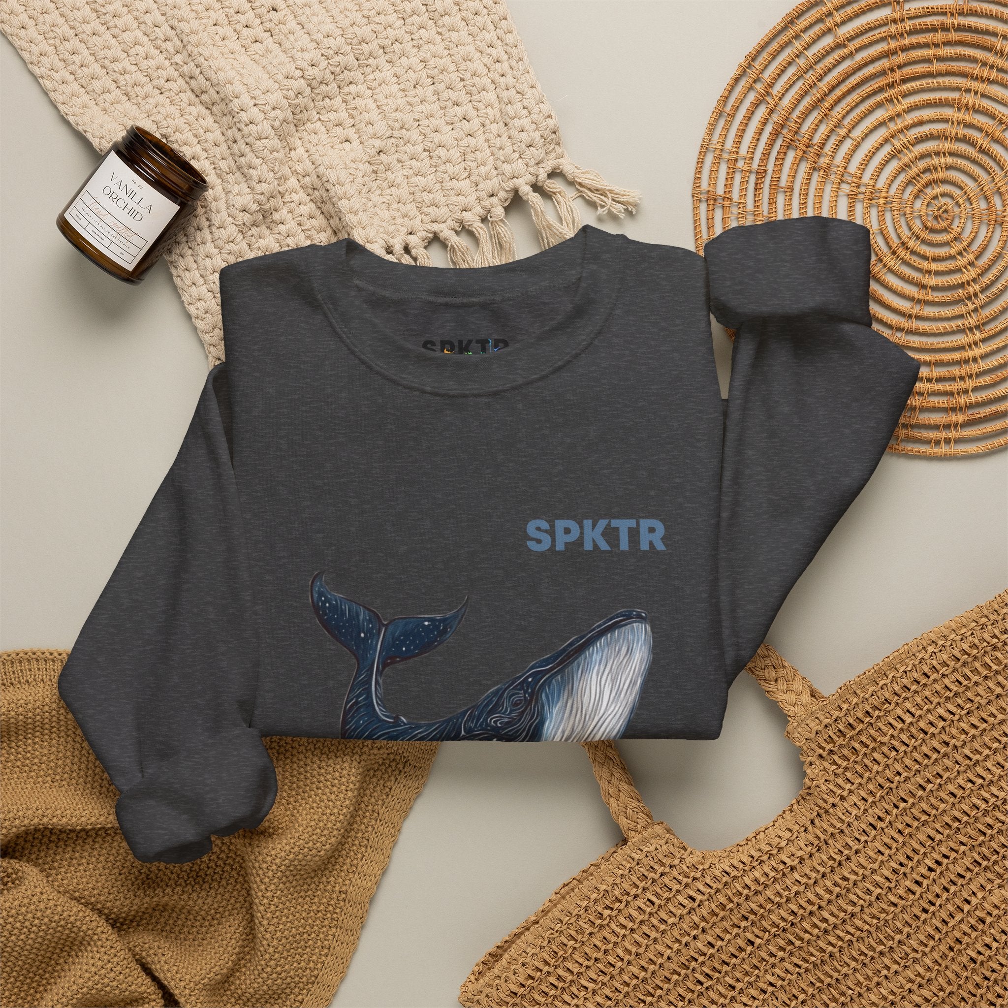 Leo the Blue Whale | SPKTR Graphic Sweatshirt
