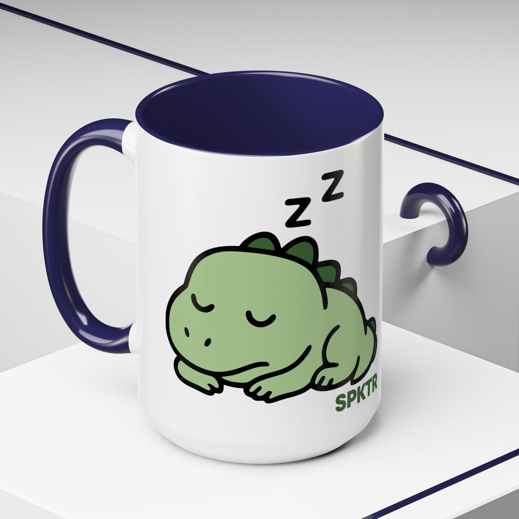 Sleepy Teeny-Rex | Accent Coffee Mug 11oz or 15oz