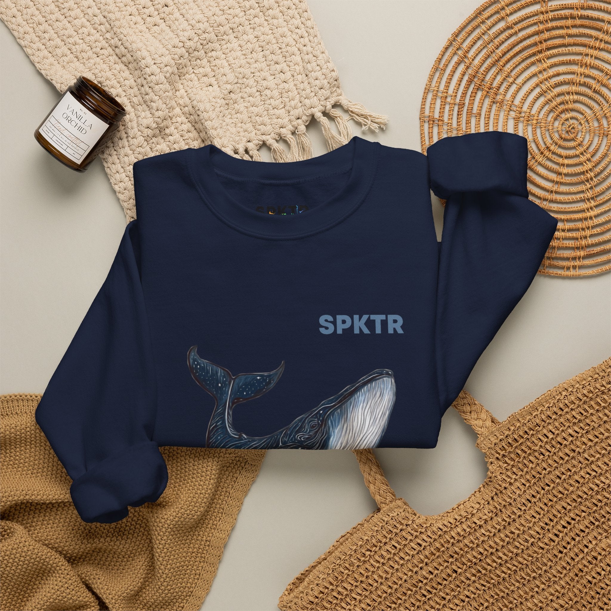 Leo the Blue Whale | SPKTR Graphic Sweatshirt