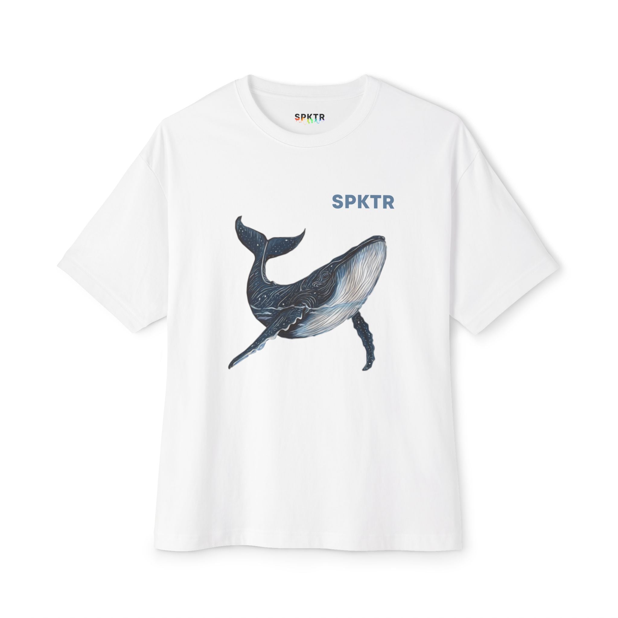Leo the Blue Whale | SPKTR Oversized Shirt