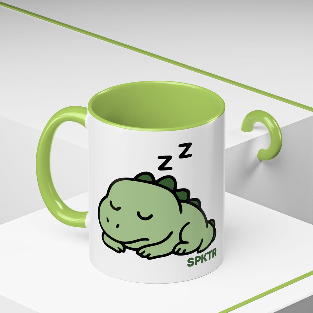 Sleepy Teeny-Rex | Accent Coffee Mug 11oz or 15oz