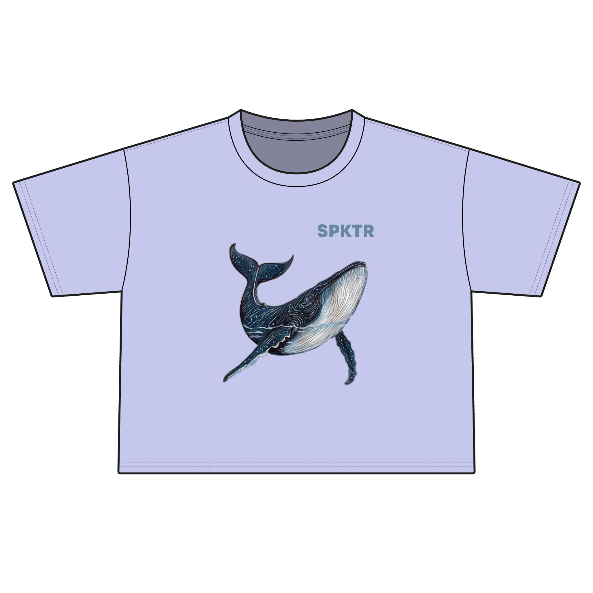 Leo the Blue Whale | Women's Boxy Tee