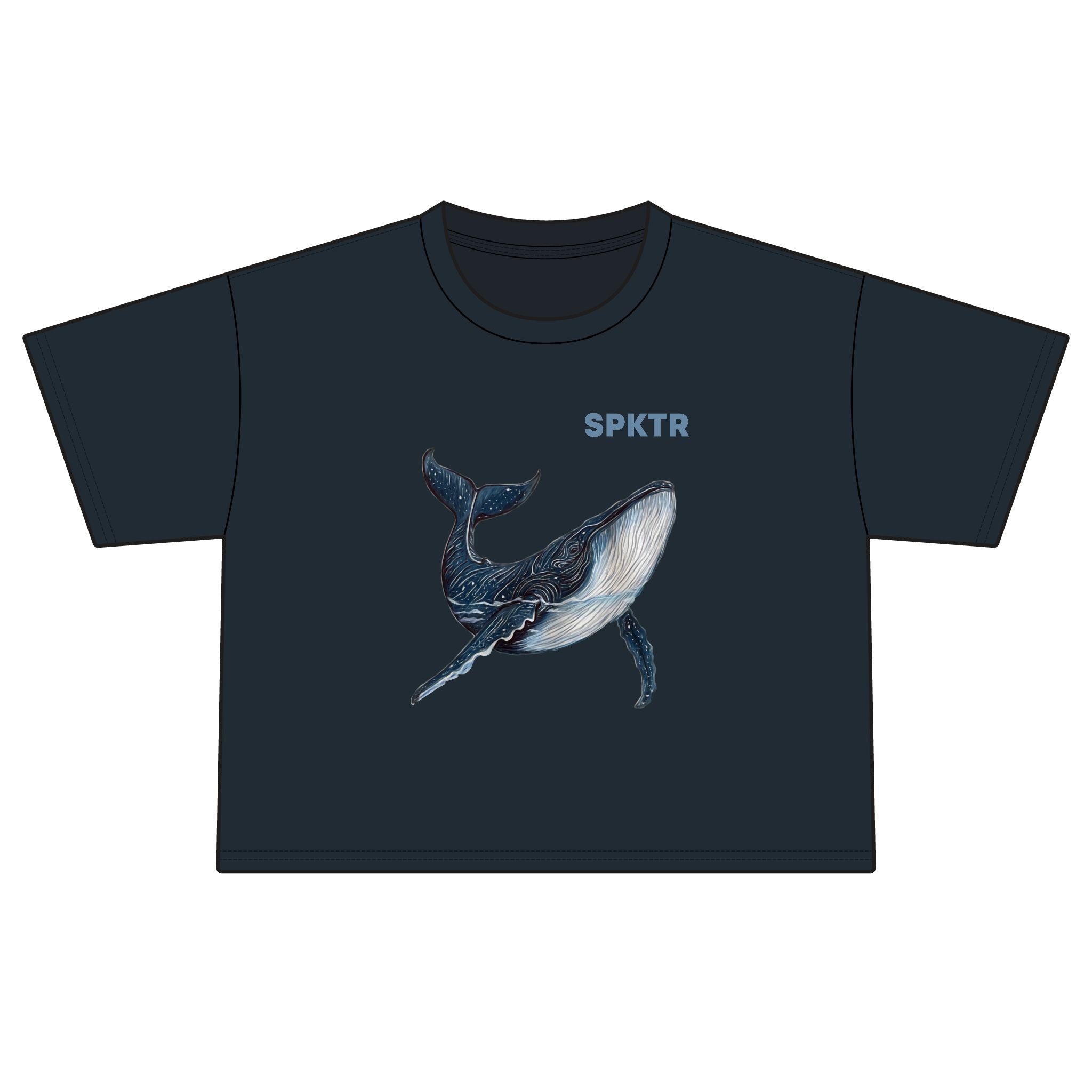 Leo the Blue Whale | Women's Boxy Tee