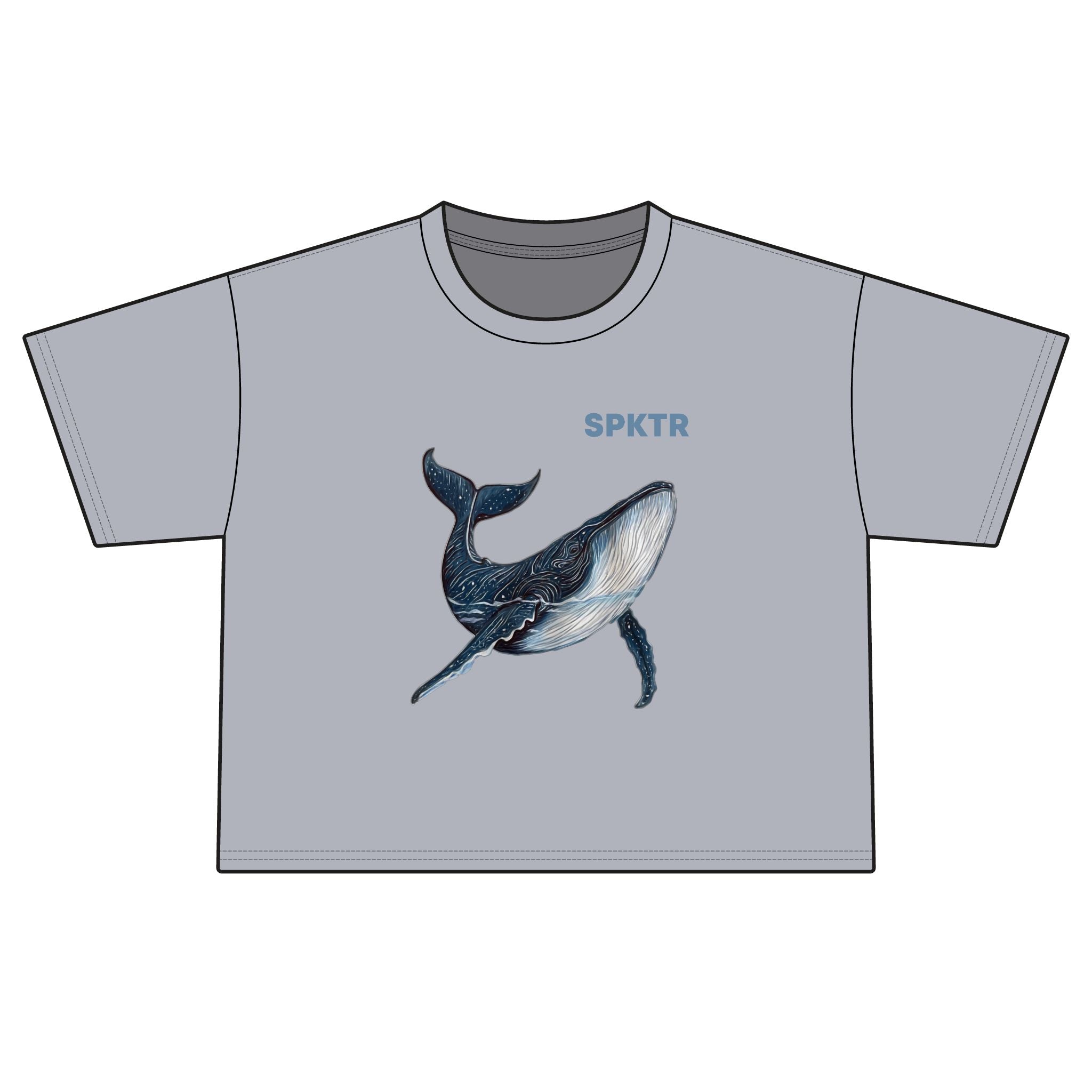 Leo the Blue Whale | Women's Boxy Tee