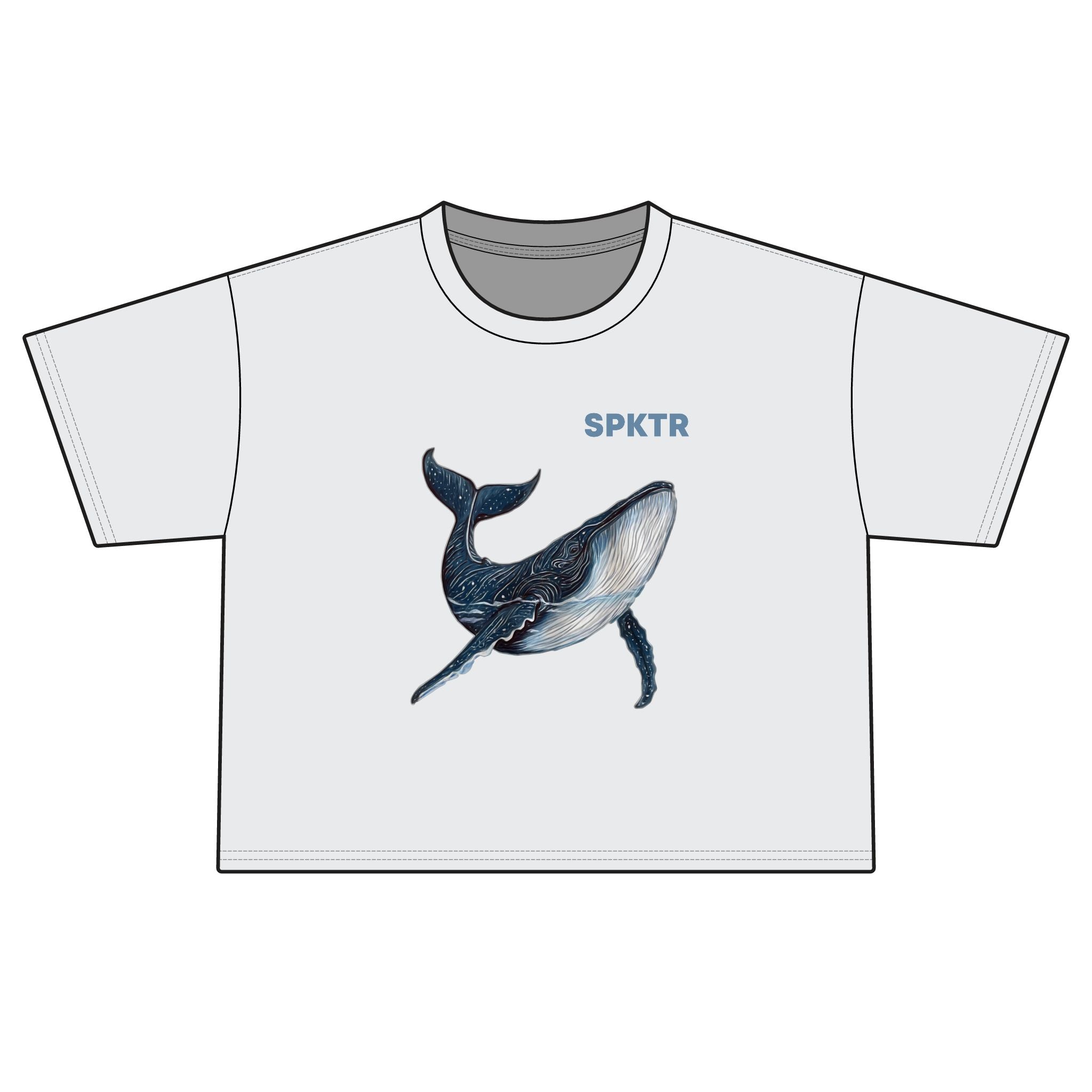 Leo the Blue Whale | Women's Boxy Tee