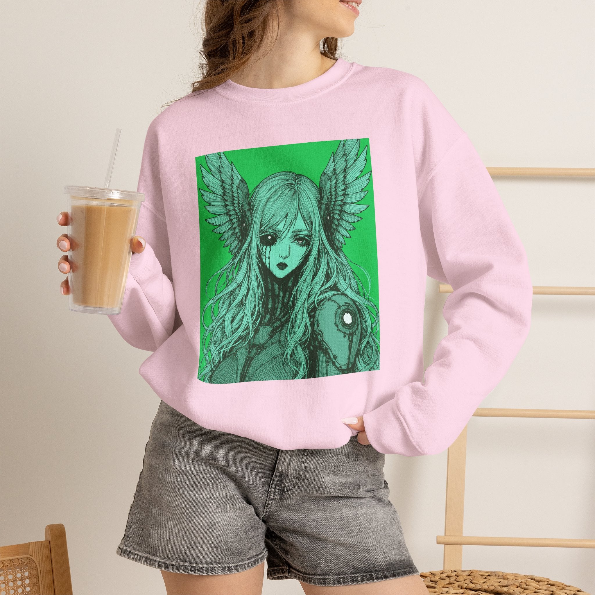 Angel Cyborg II | SPKTR Graphic Sweatshirt