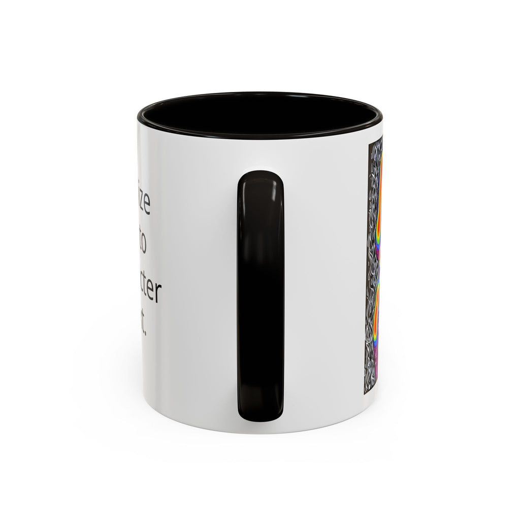 "Mulher, Um Universo" | Personalized Accent Coffee Mug 11oz or 15oz