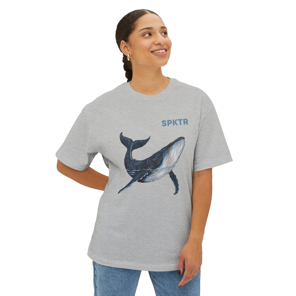 Leo the Blue Whale | SPKTR Oversized Shirt