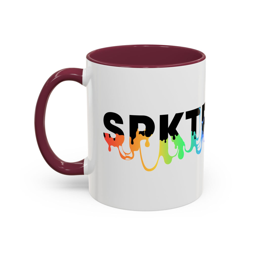 SPKTR Pride Drip | Personalized Accent Coffee Mug 11oz or 15oz