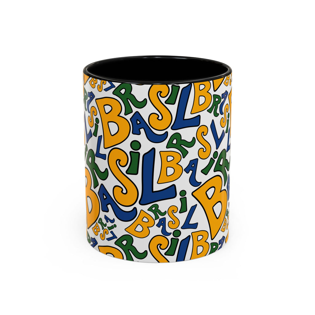 Brasil Typography | Accent Coffee Mug 11oz or 15oz