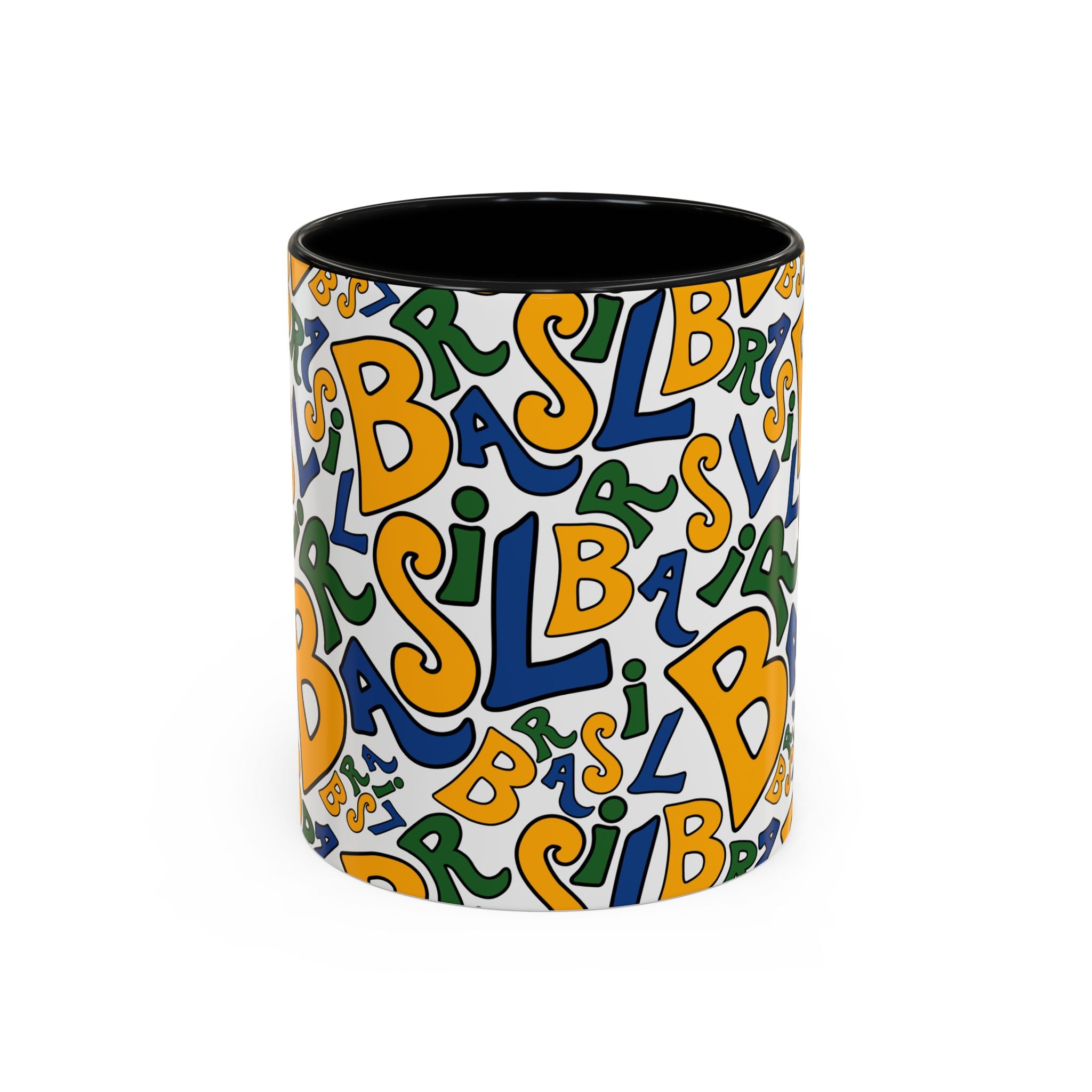 Brasil Typography | Accent Coffee Mug 11oz or 15oz