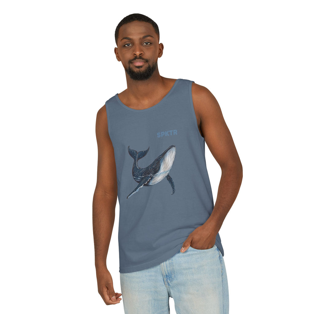 Leo the Blue Whale | SPKTR Graphic Tank Top