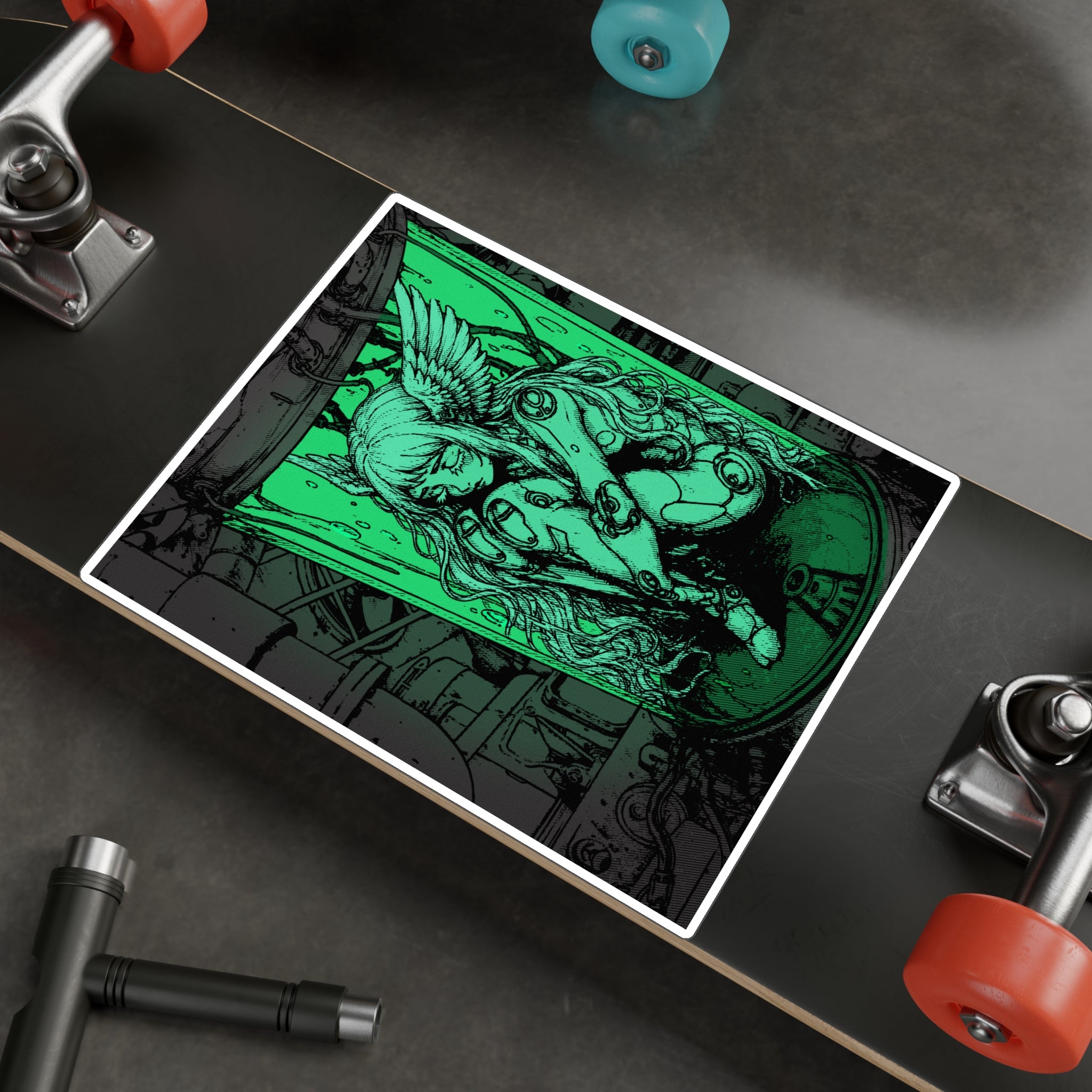 Anna Aguiar "Angel Cyborg l" - Premium Vinyl Sticker