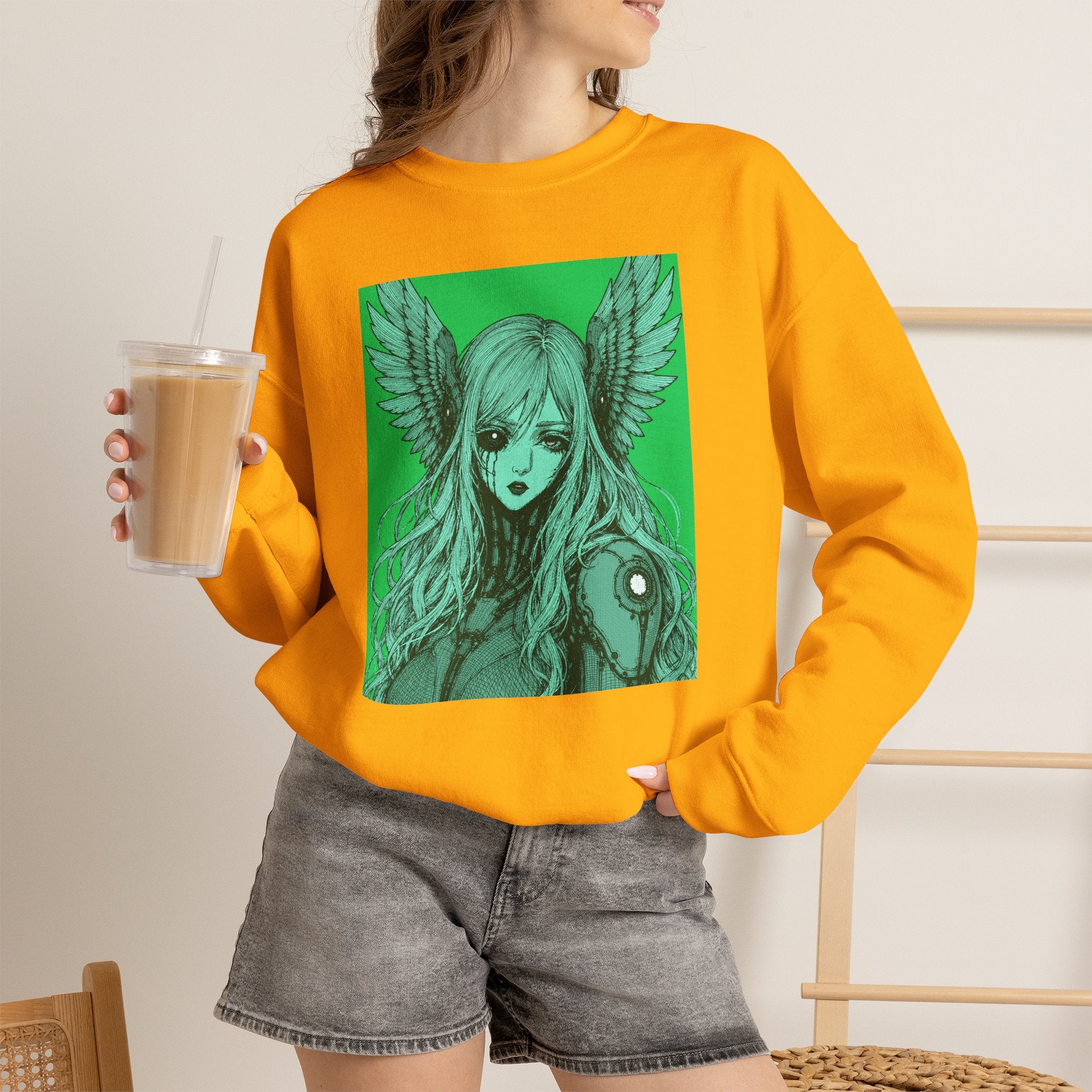 Angel Cyborg II | SPKTR Graphic Sweatshirt