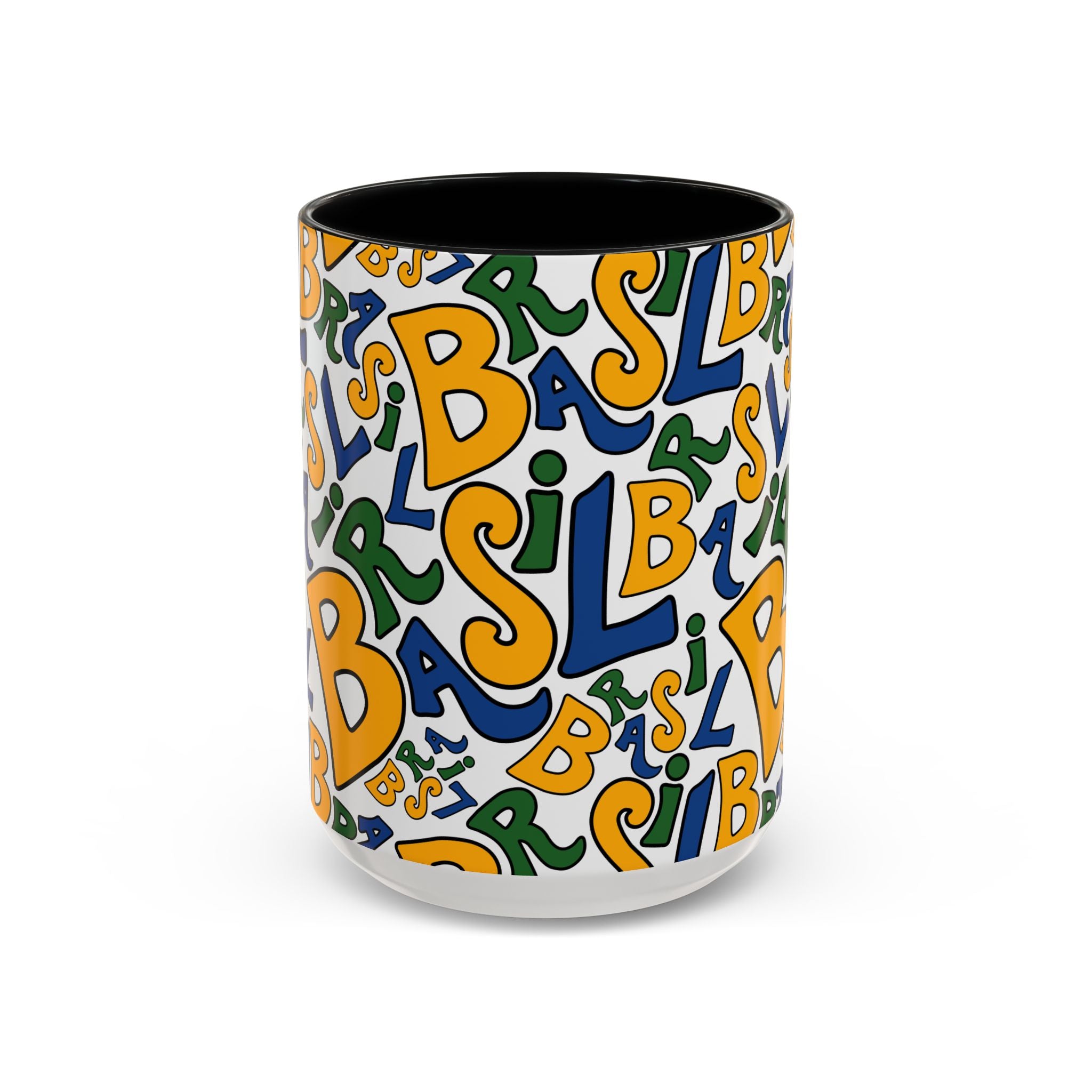 Brasil Typography | Accent Coffee Mug 11oz or 15oz