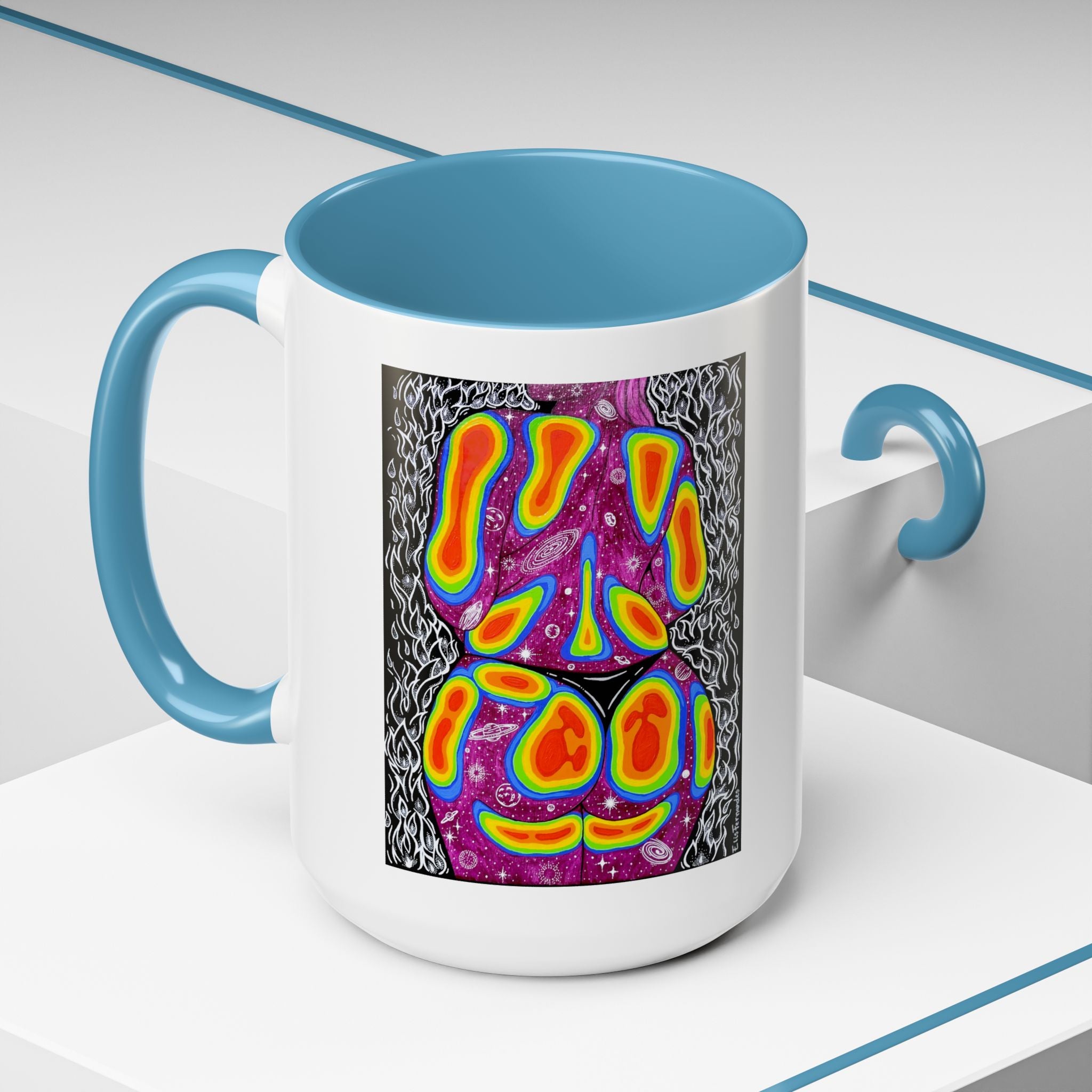 "Mulher, Um Universo" | Accent Coffee Mug 11oz or 15oz