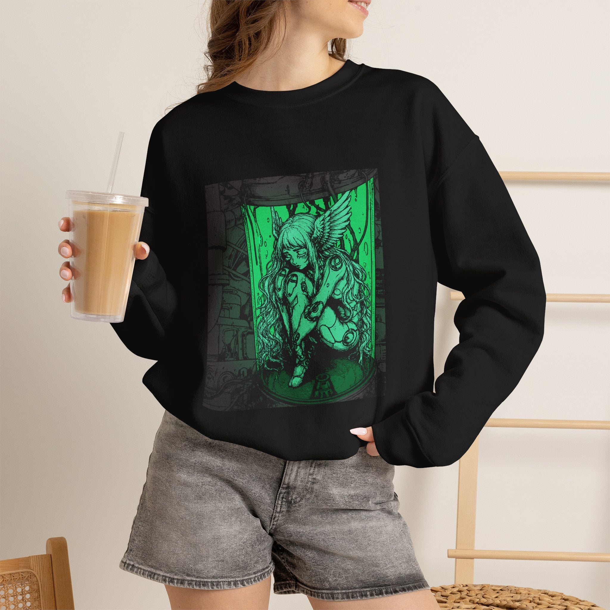 Angel Cyborg I | SPKTR Graphic Sweatshirt