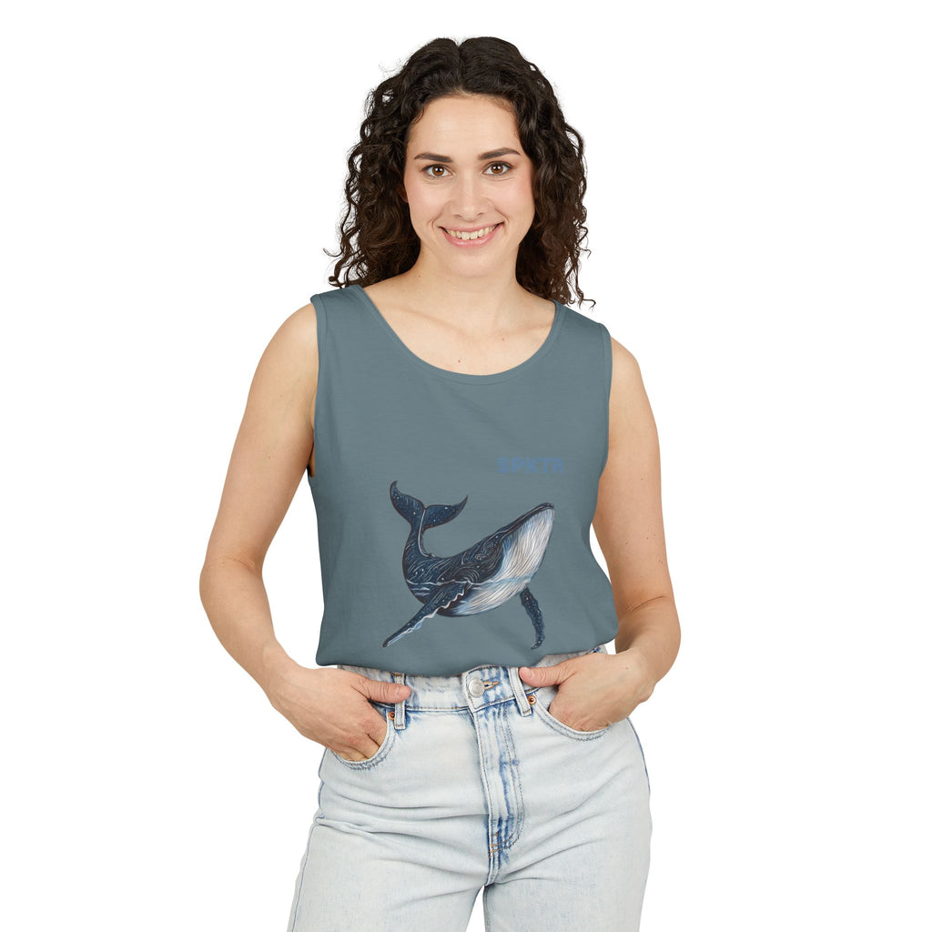 Leo the Blue Whale | SPKTR Graphic Tank Top