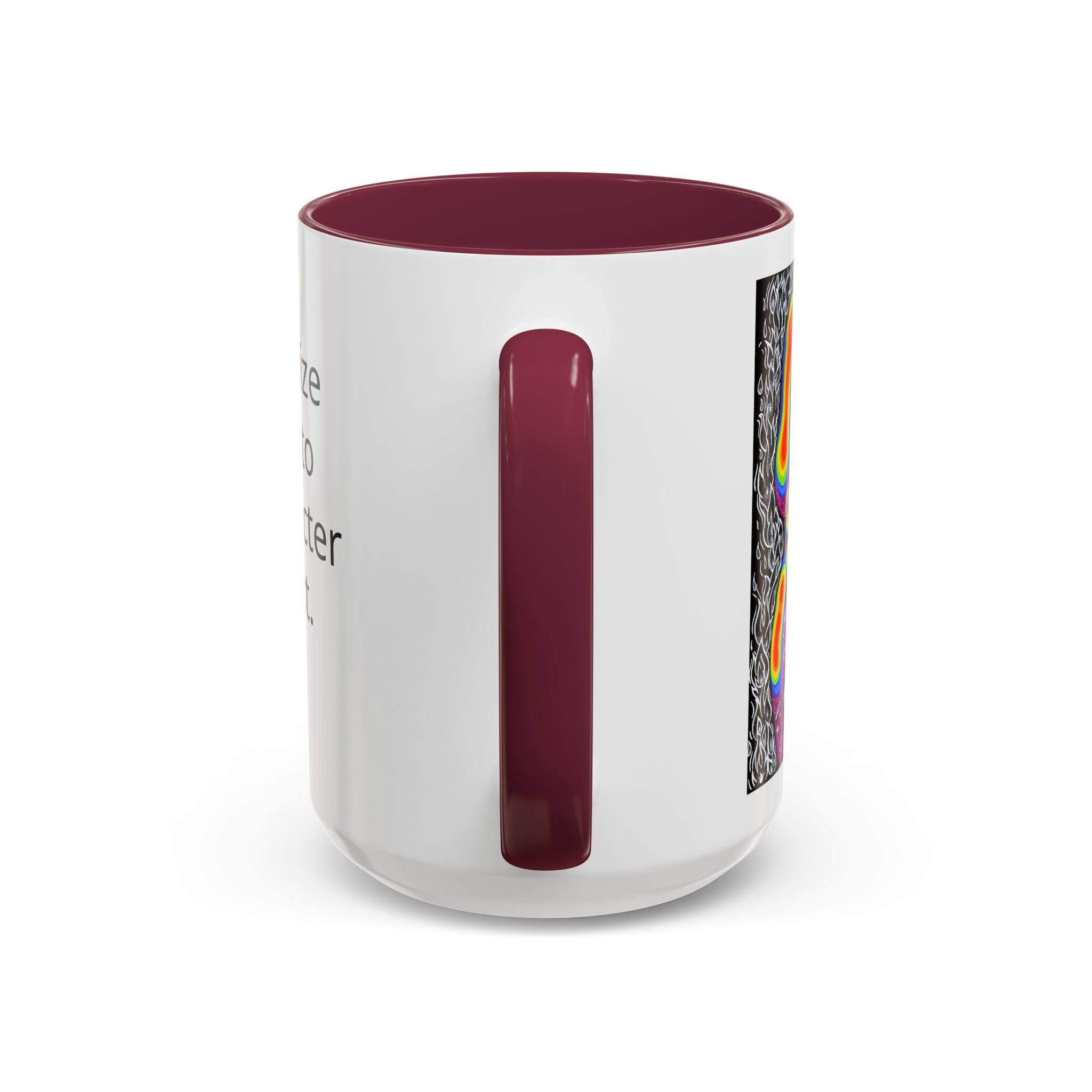 "Mulher, Um Universo" | Personalized Accent Coffee Mug 11oz or 15oz