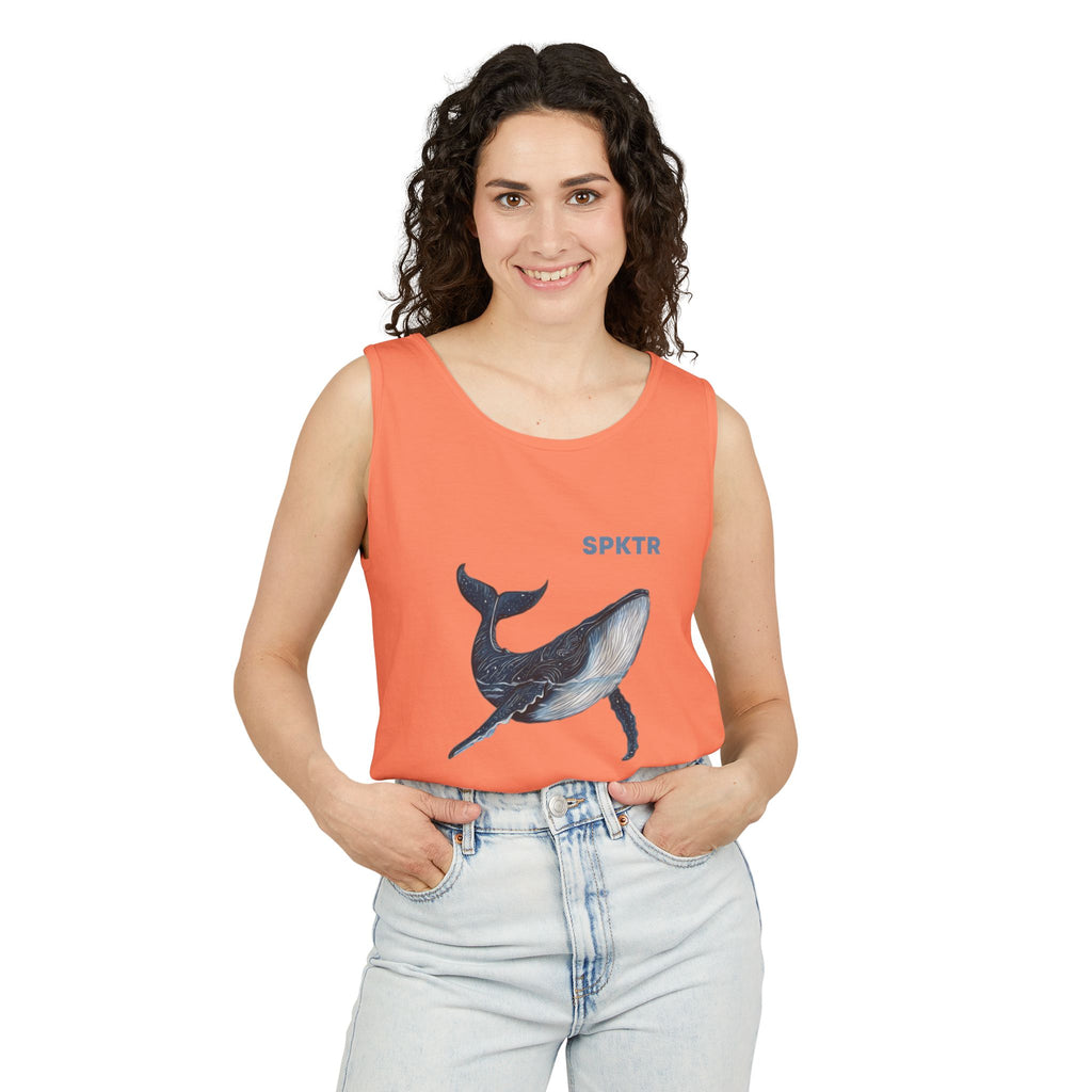 Leo the Blue Whale | SPKTR Graphic Tank Top