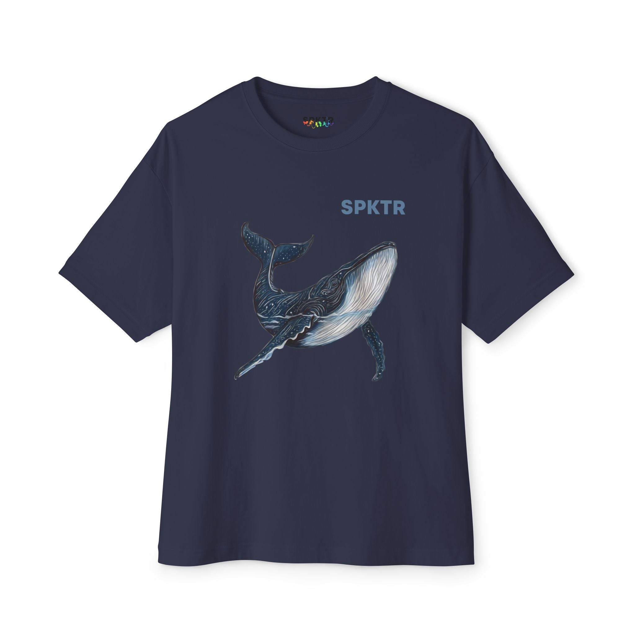 Leo the Blue Whale | SPKTR Oversized Shirt