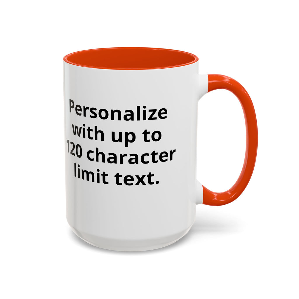 Sleepy Teeny-Rex  | Personalized Accent Coffee Mug 11oz or 15oz