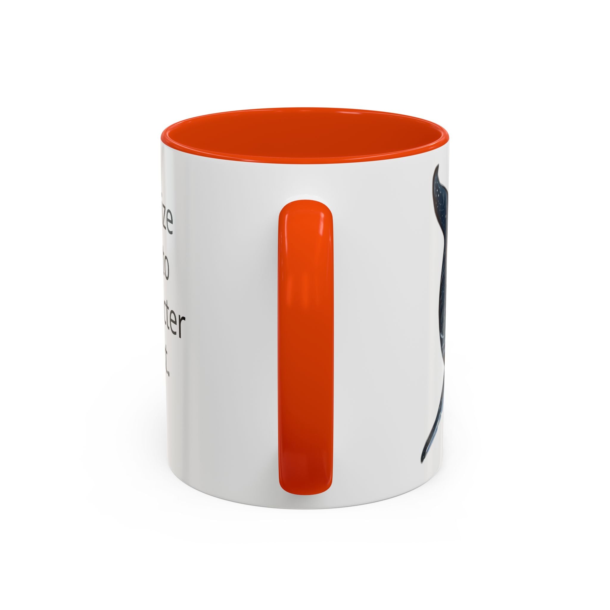 Leo the Blue Whale | Personalized Accent Coffee Mug 11oz or 15oz