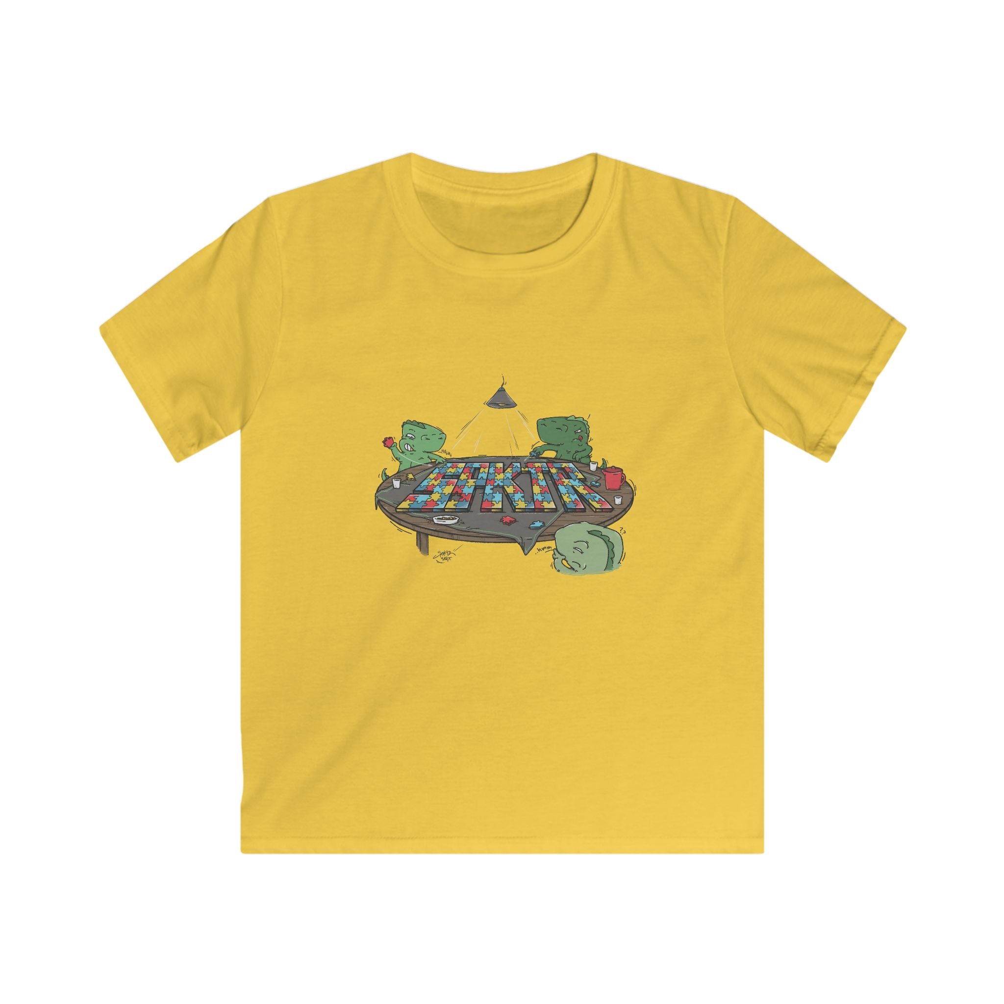 Puzzle Night! | SPKTR Kids T-Shirt