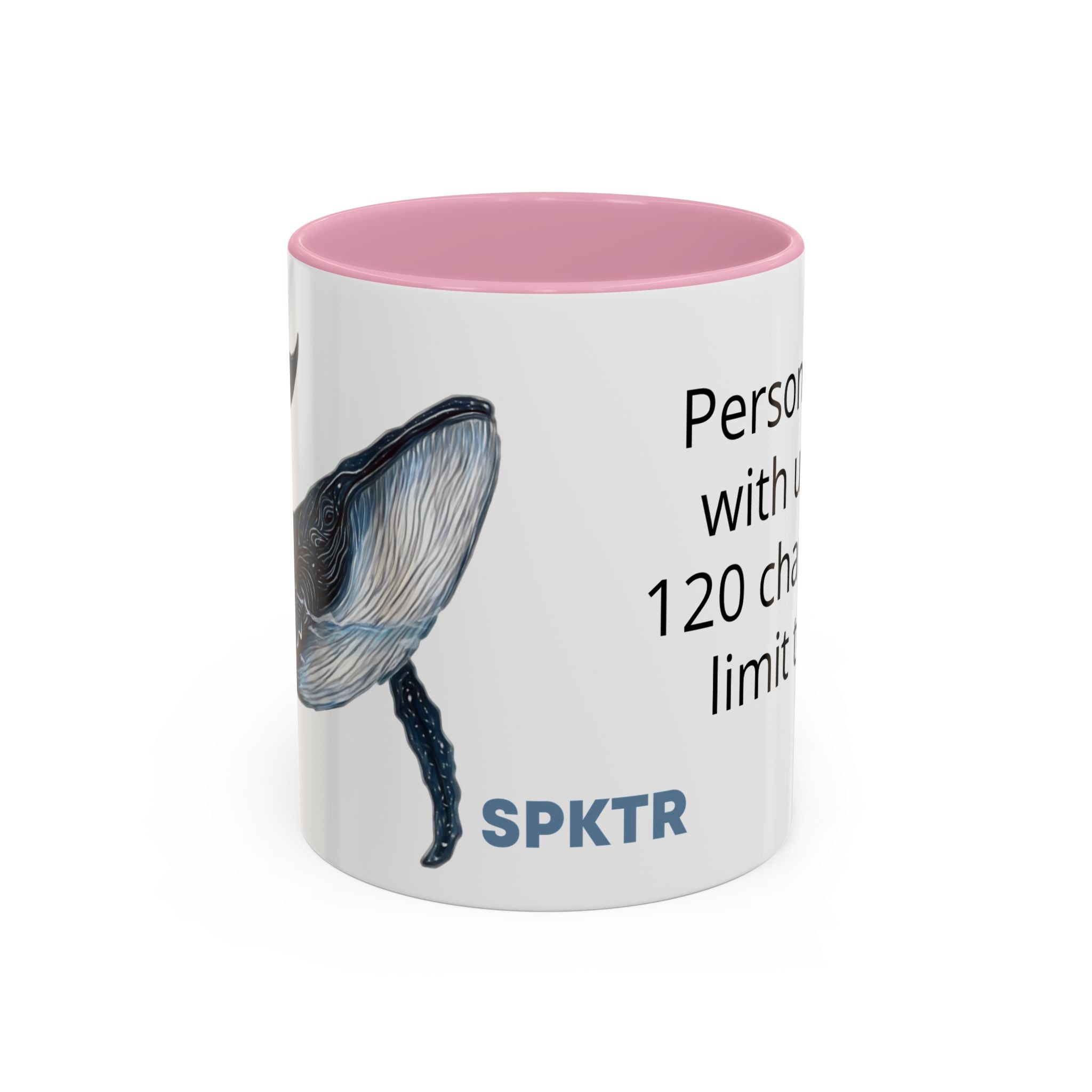 Leo the Blue Whale | Personalized Accent Coffee Mug 11oz or 15oz