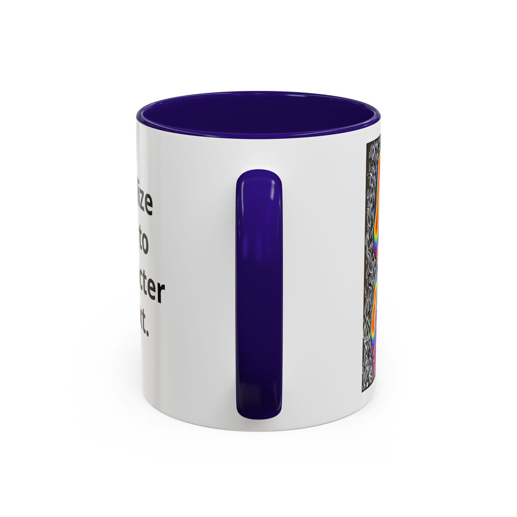"Mulher, Um Universo" | Personalized Accent Coffee Mug 11oz or 15oz