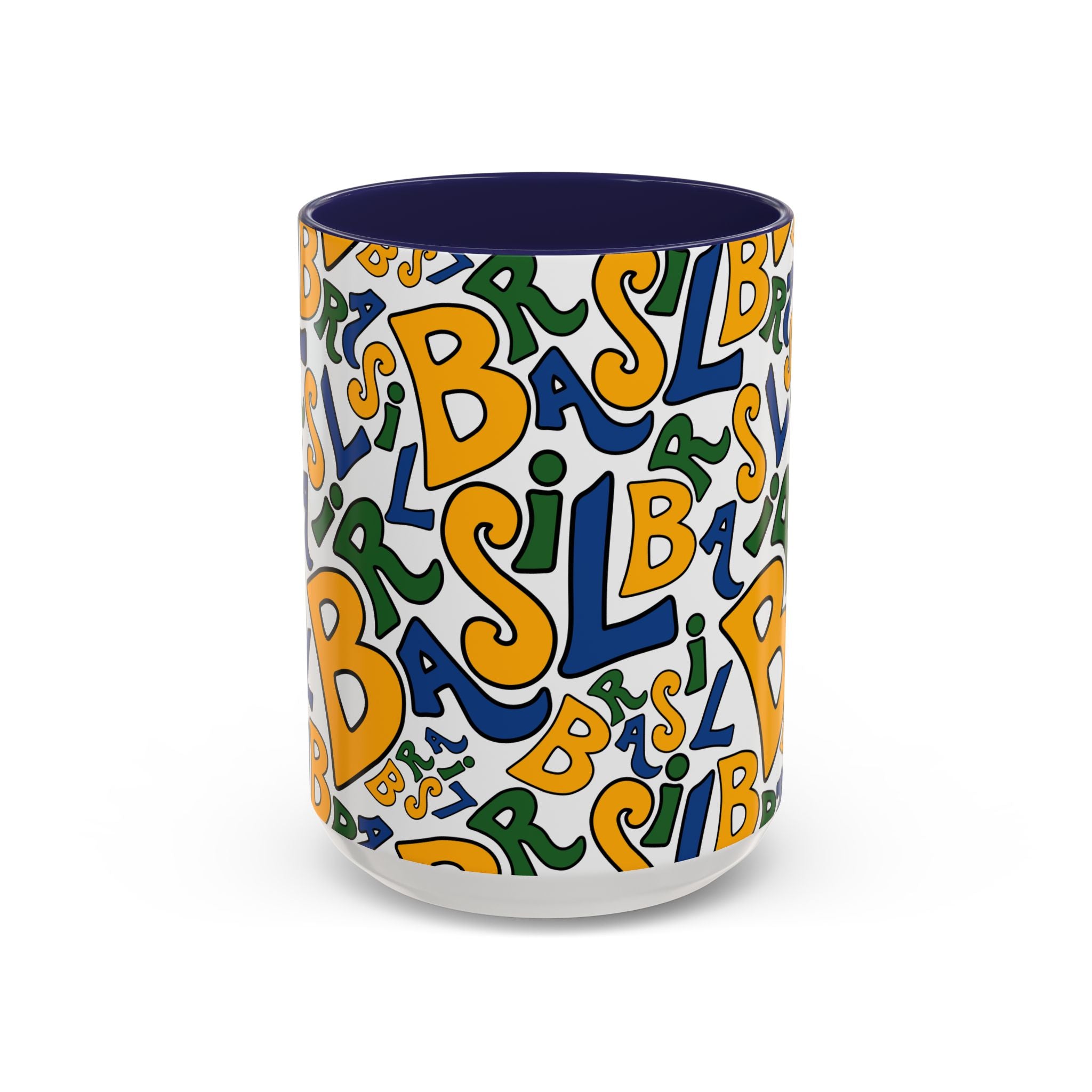 Brasil Typography | Accent Coffee Mug 11oz or 15oz