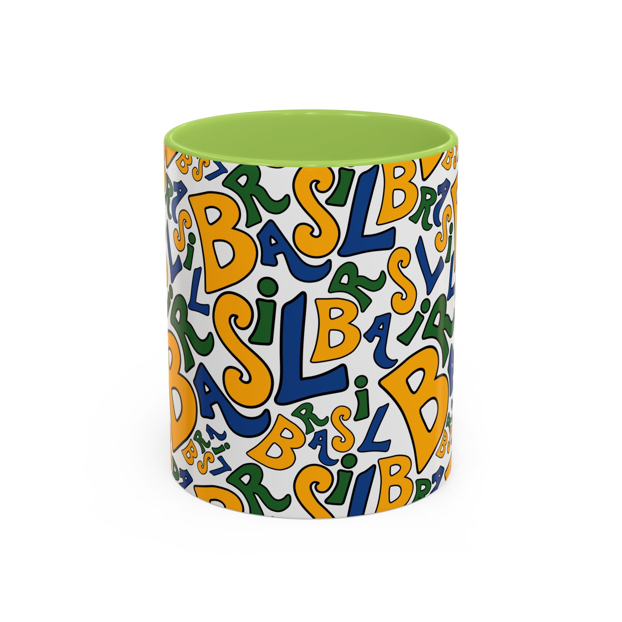Brasil Typography | Accent Coffee Mug 11oz or 15oz