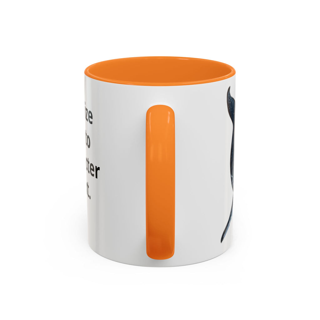 Leo the Blue Whale | Personalized Accent Coffee Mug 11oz or 15oz
