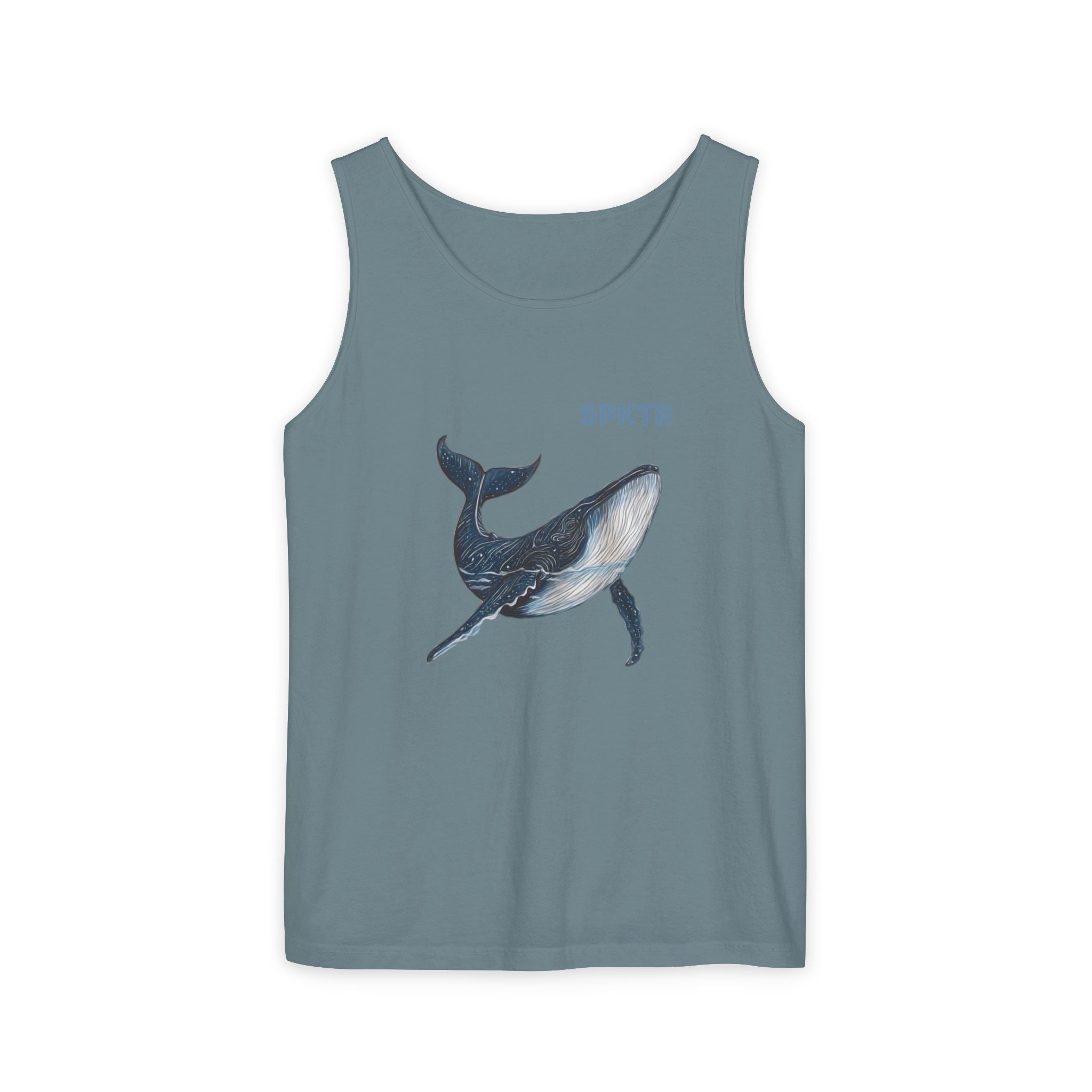 Leo the Blue Whale | SPKTR Graphic Tank Top